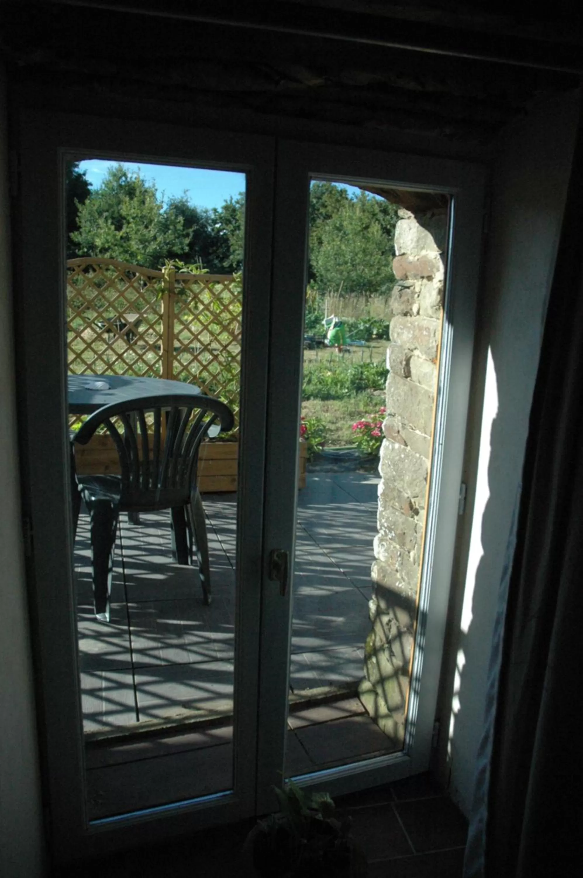 Patio in Chambre d'Hôte La Boulière