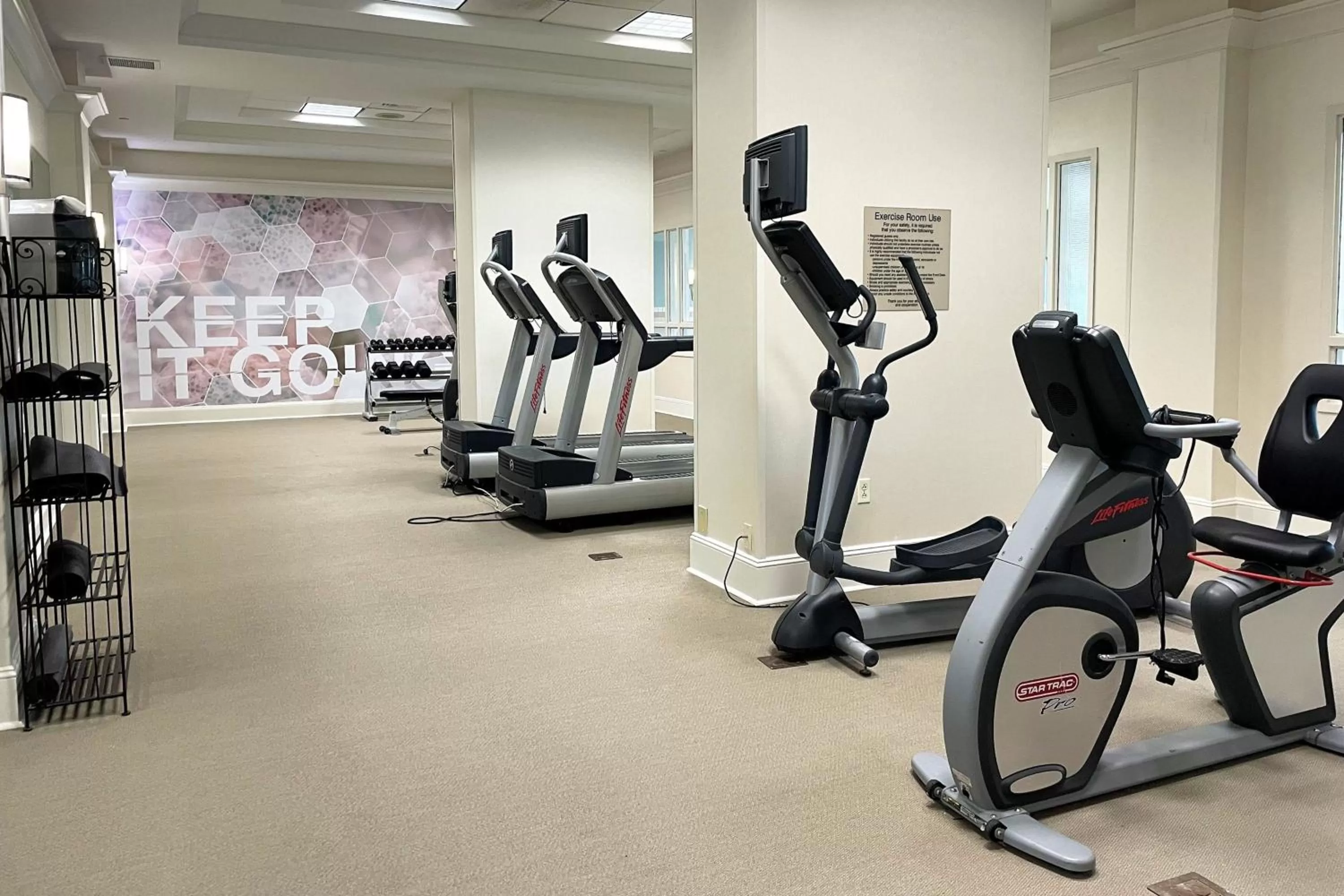 Fitness centre/facilities in SpringHill Suites by Marriott Norfolk Virginia Beach