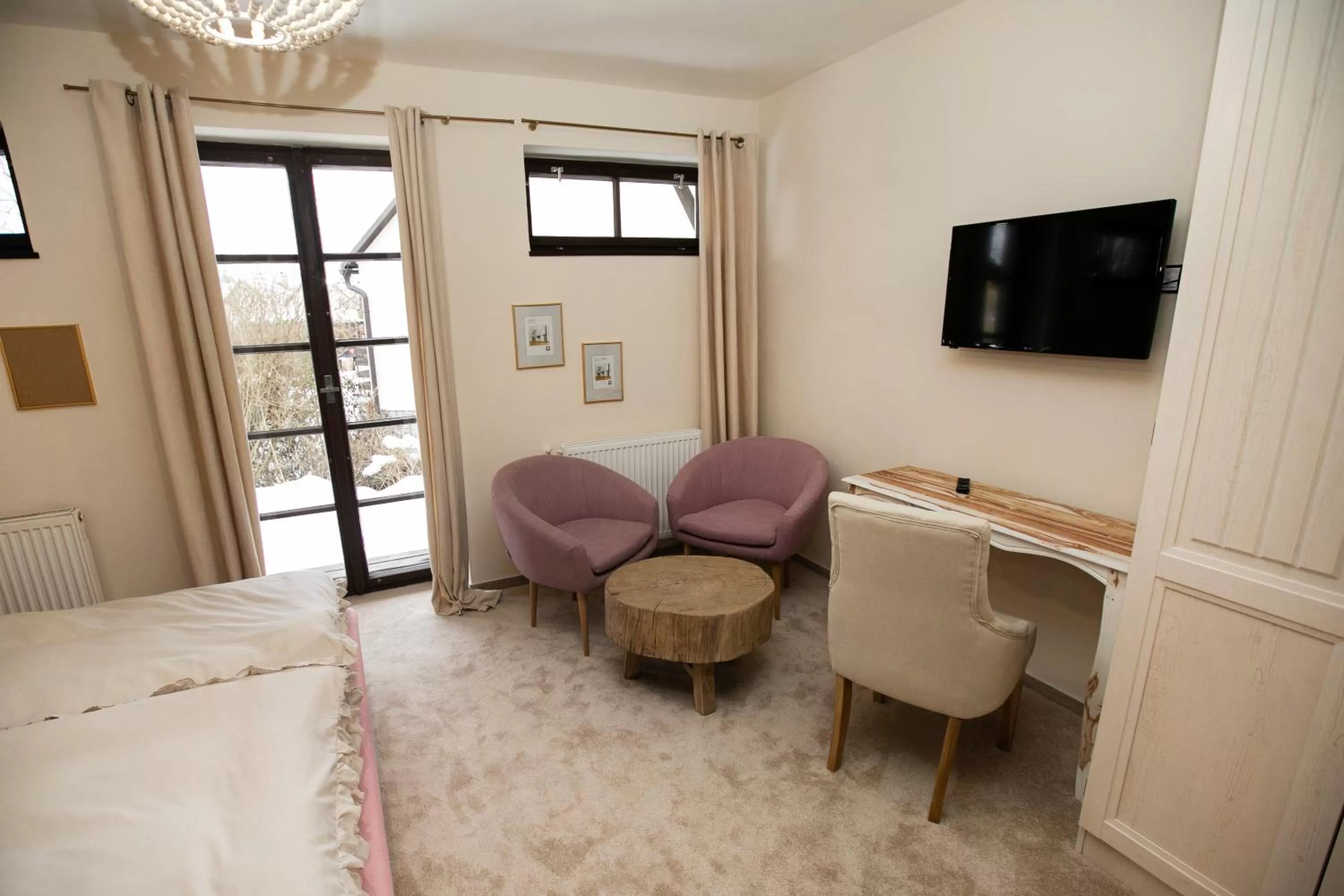 TV and multimedia, Seating Area in Resort Mlýn Černovice