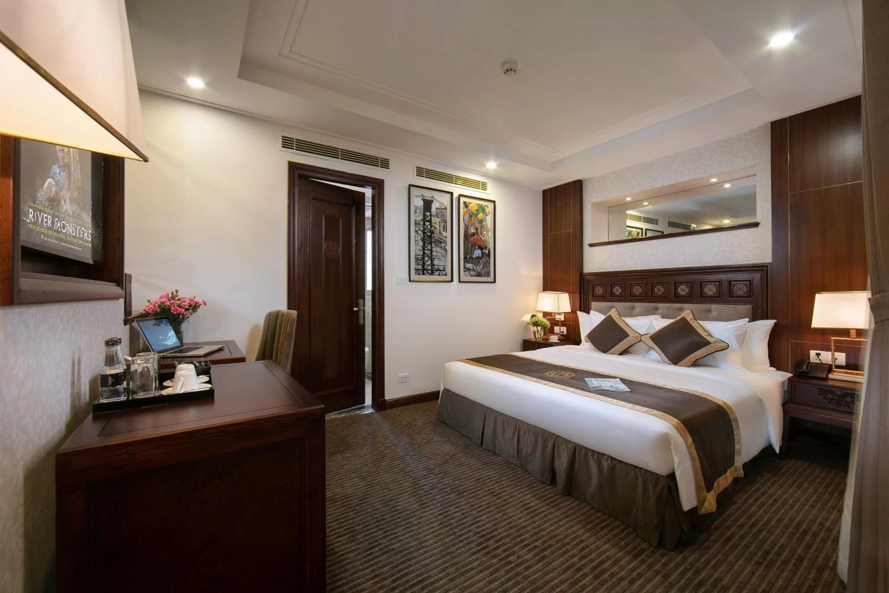 Bed in Rex Hanoi Hotel
