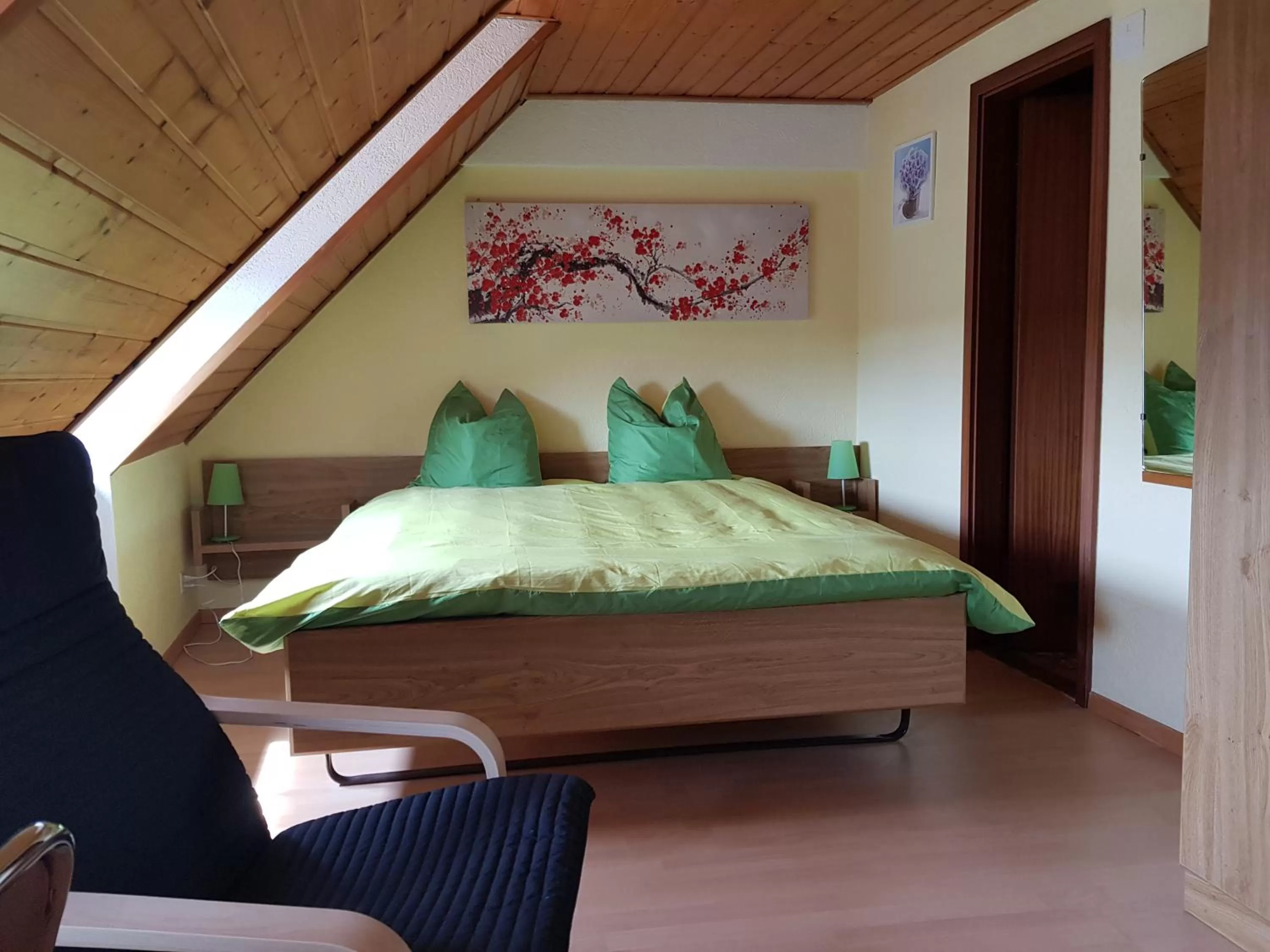 Bed in Garni-Hotel Mühletal