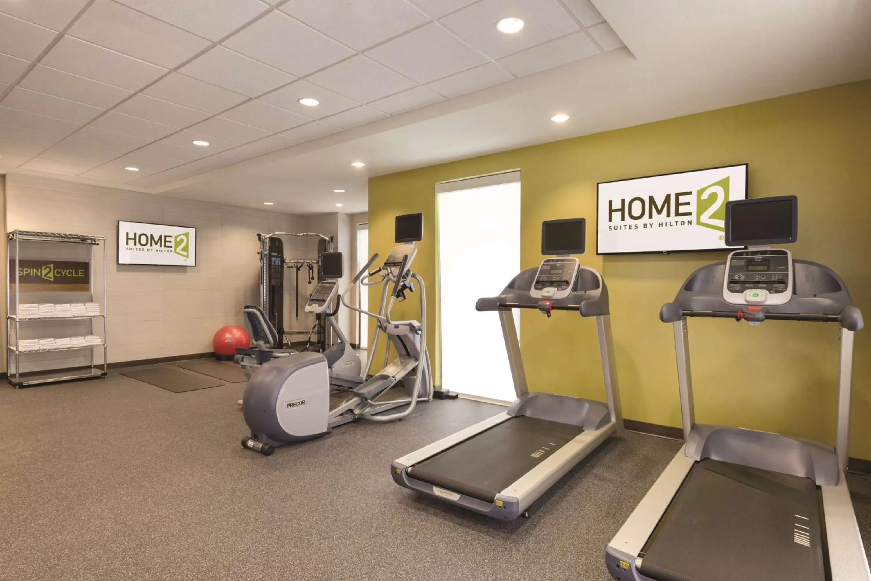 Fitness centre/facilities in Home2 Suites by Hilton Parc Lafayette