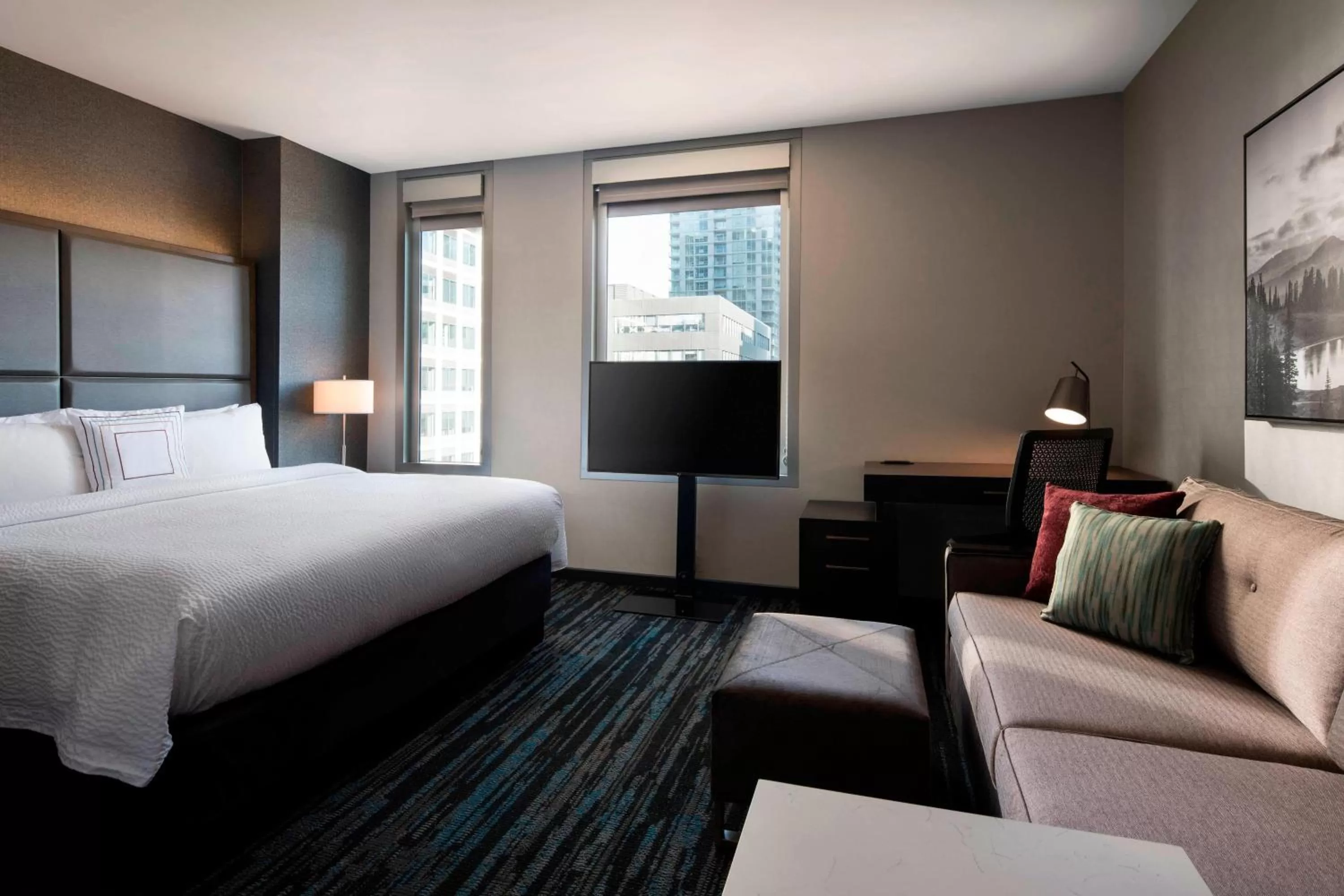 Photo of the whole room, Bed in Residence Inn by Marriott Seattle Downtown Convention Center