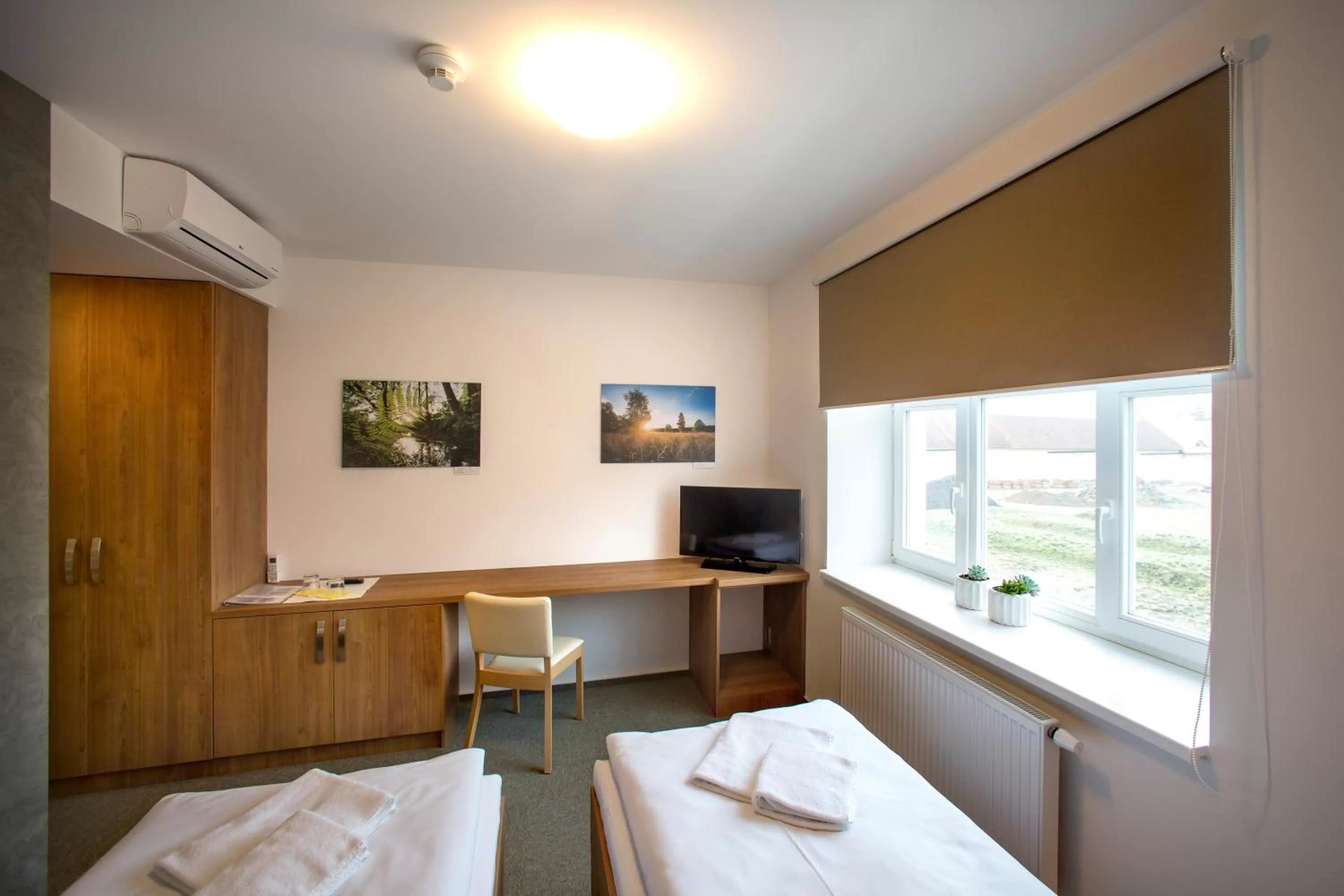 Communal lounge/ TV room, Bed in Penzion Panský dvůr Telč