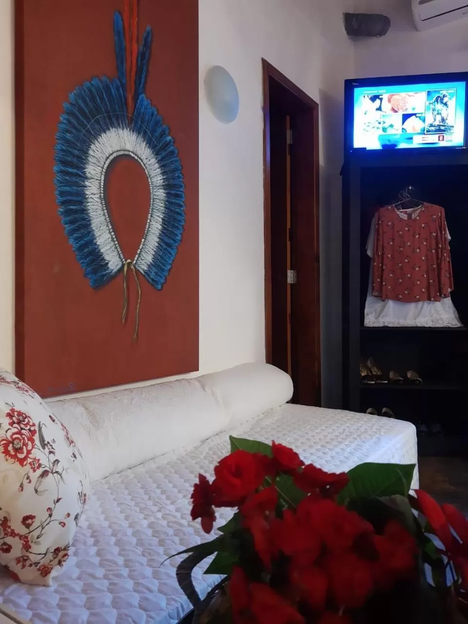 Bed in Magias de Paraty Ecopousada