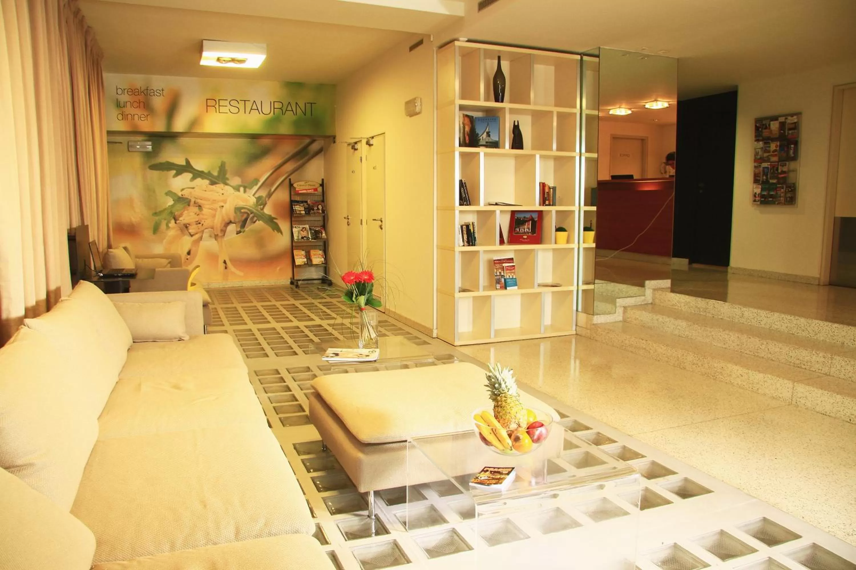 Lobby or reception in Akcent hotel