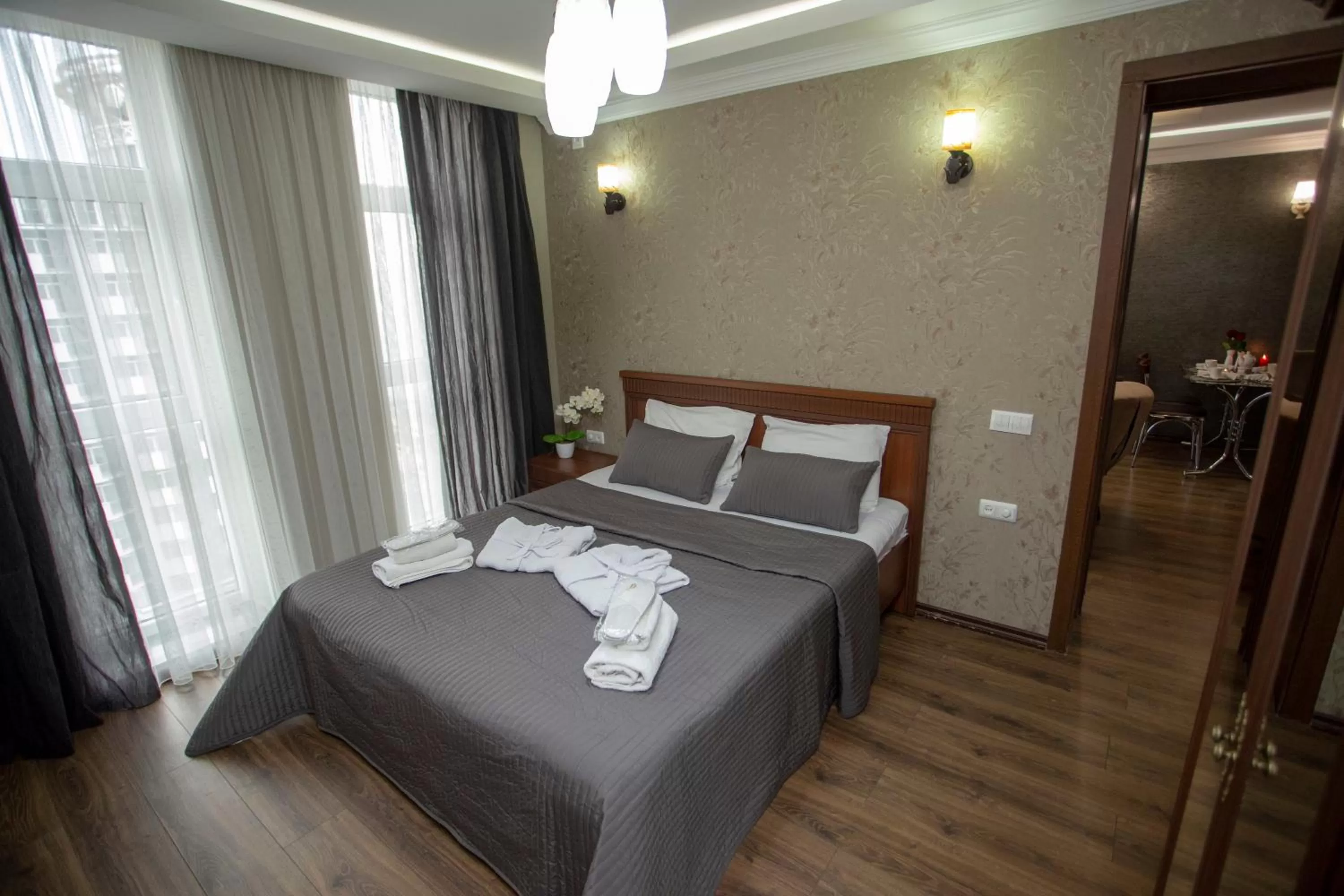 Bedroom, Bed in Blue Star Batumi