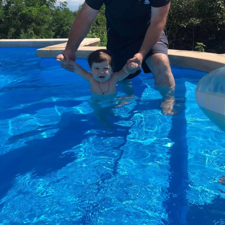 Swimming pool in Vita Gardenia Hotel Tskaltubo