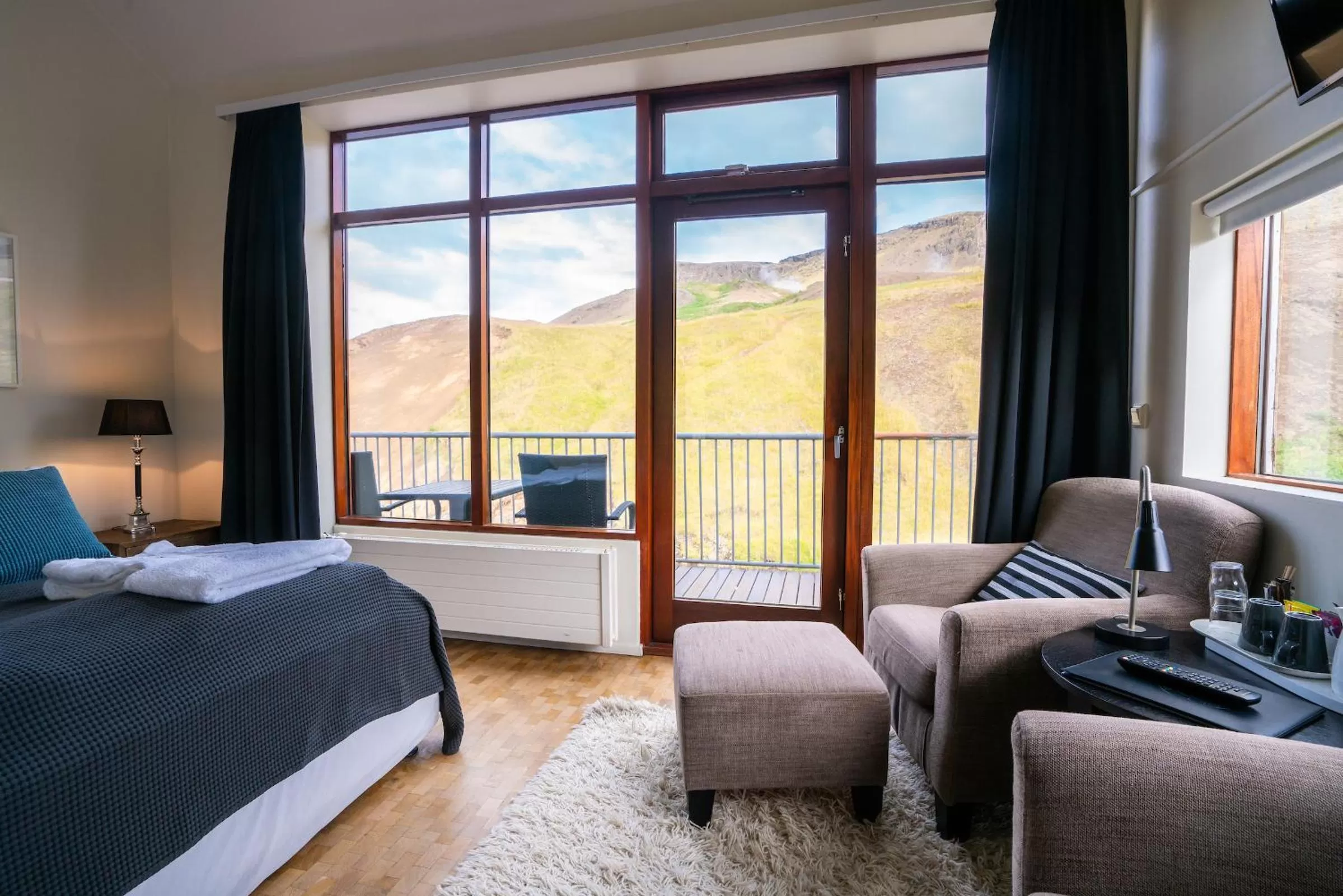 Bed in Frost and Fire Hotel