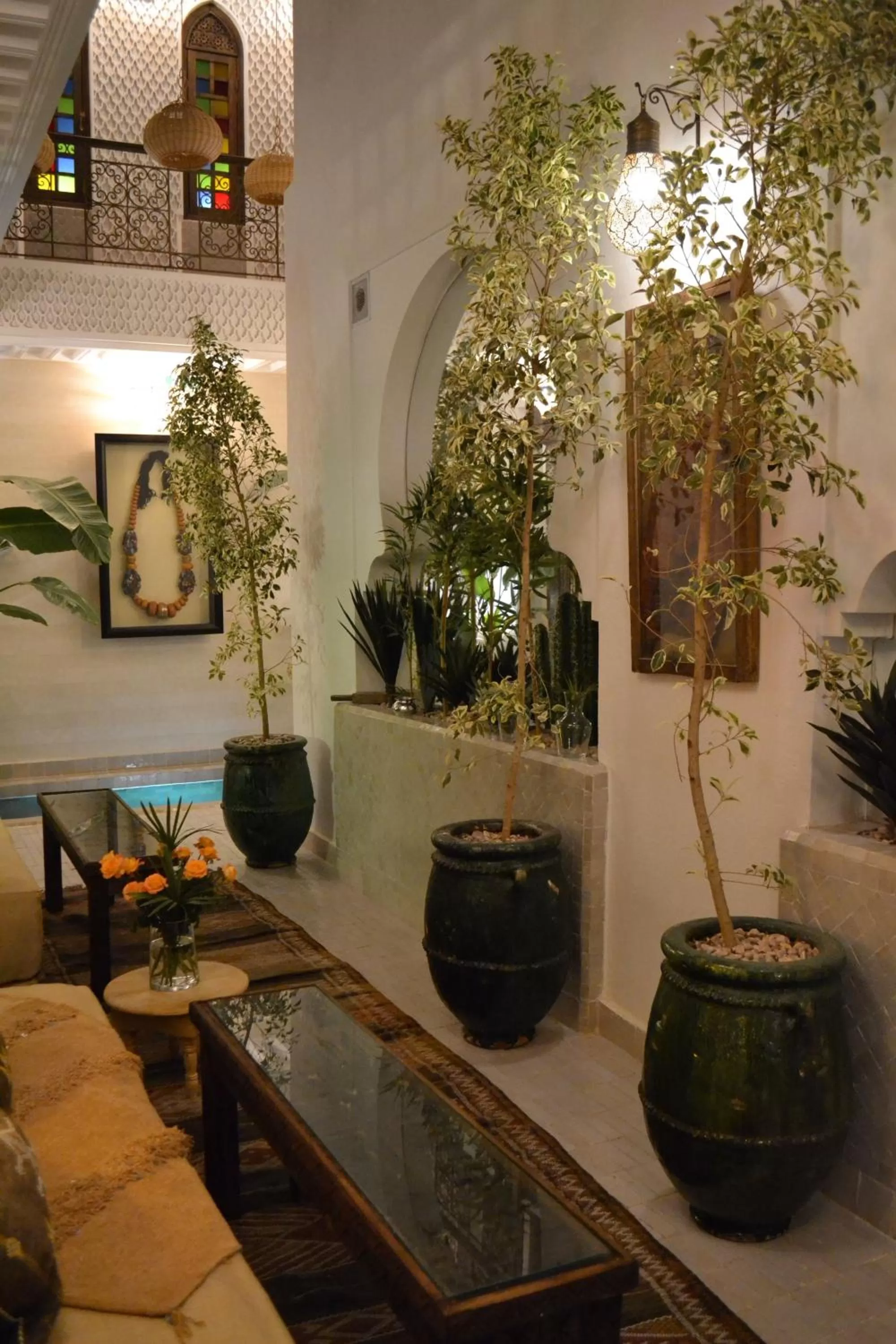 Patio in Riad Beata Bed & Breakfast