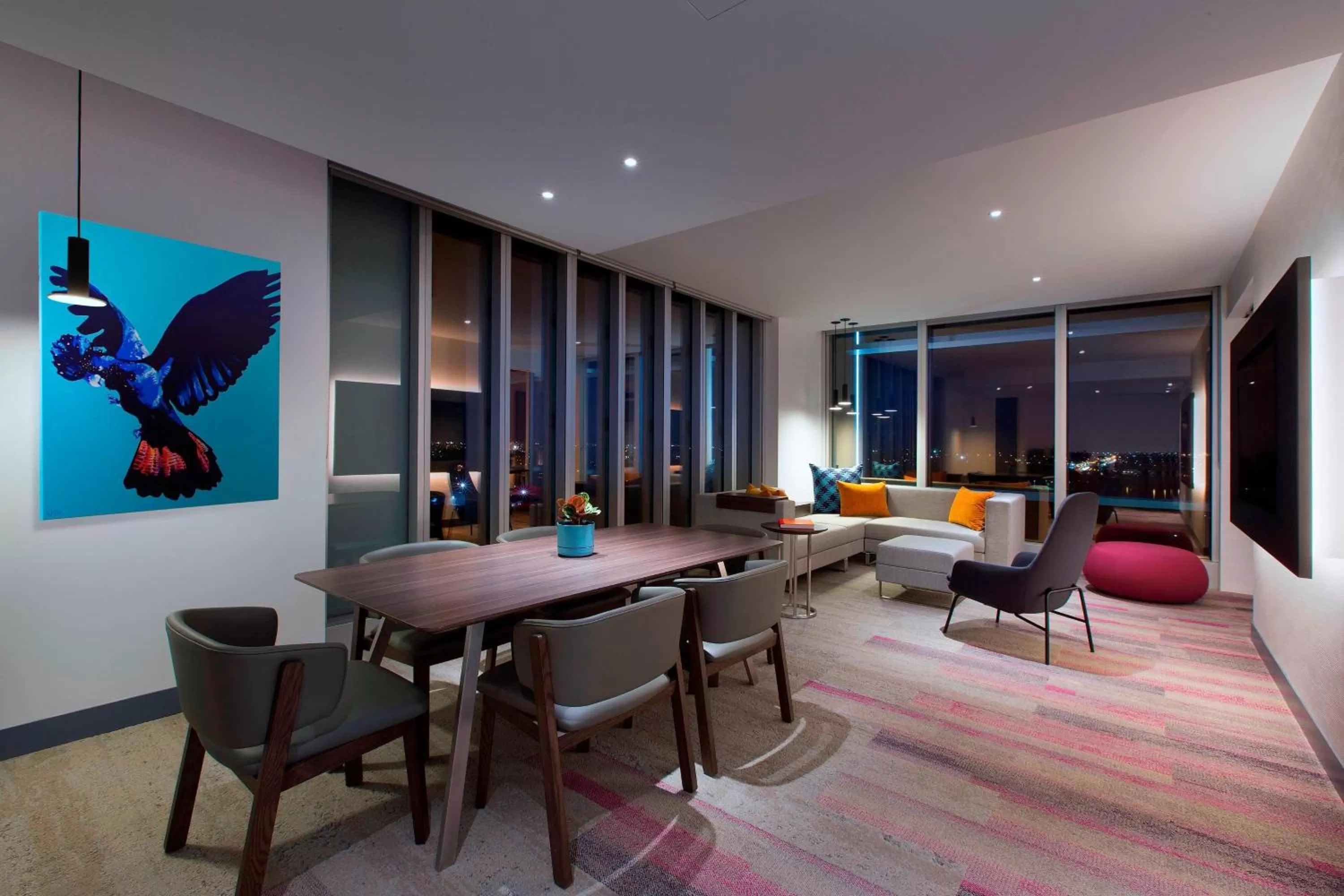 Living room in Aloft Perth