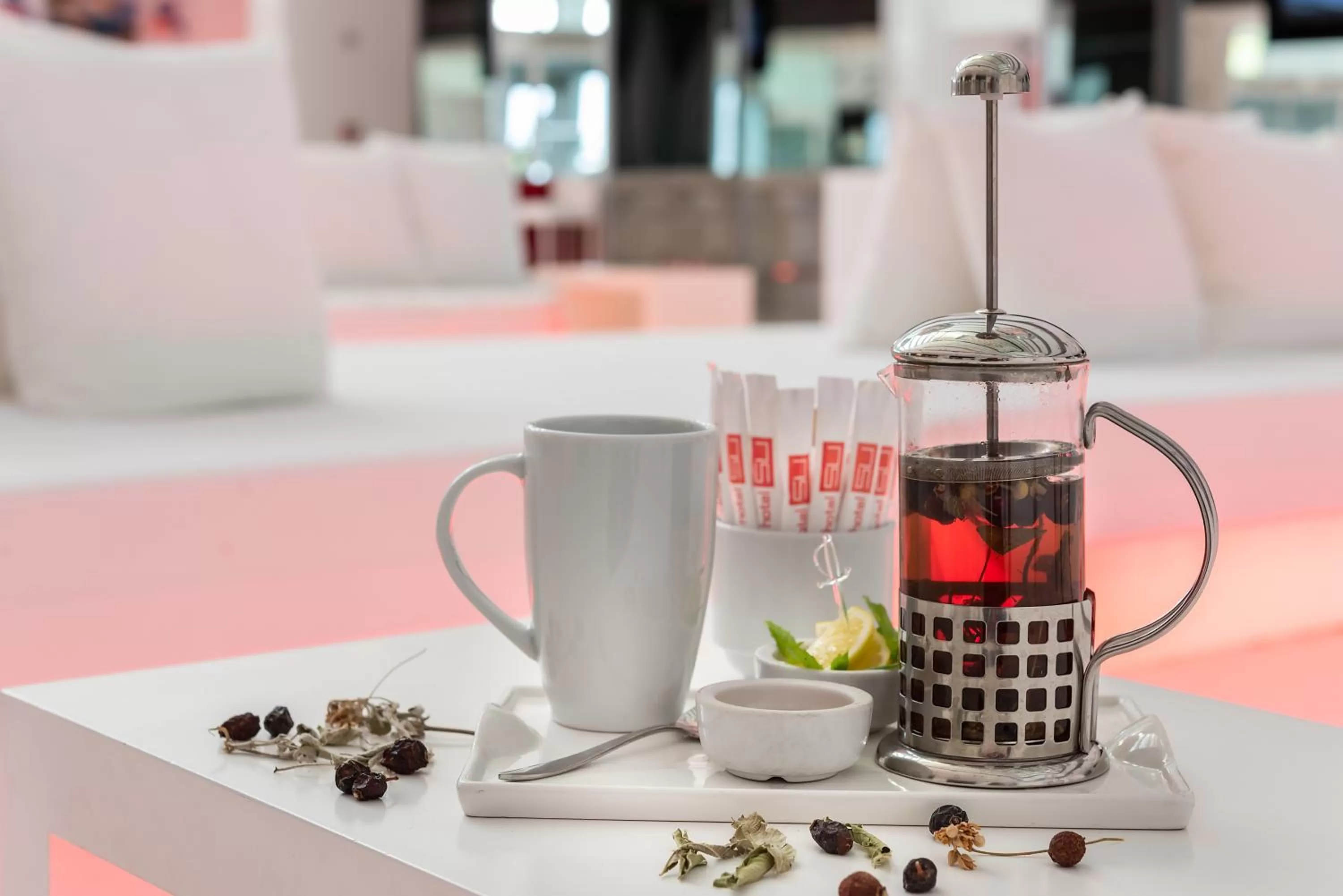 Lobby or reception in Hotel SU & Aqualand