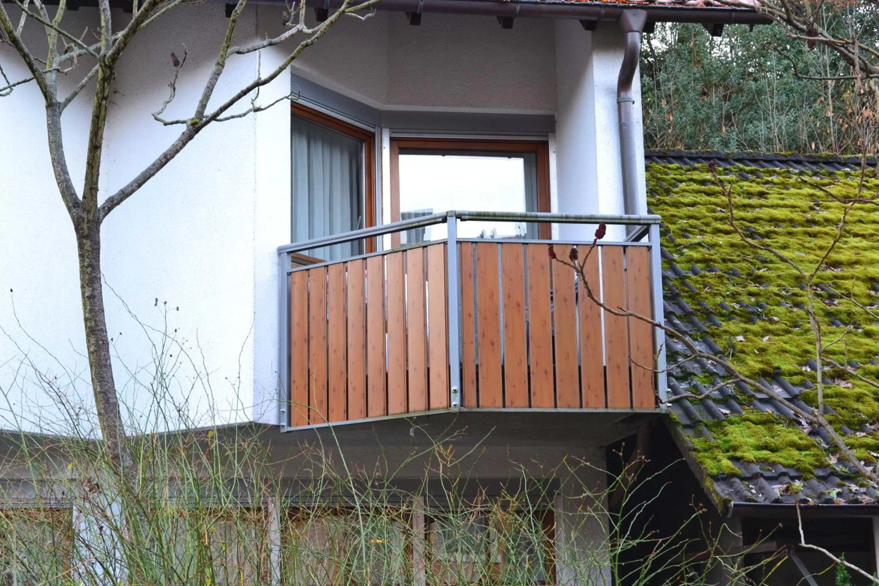 Balcony/Terrace in Gaestehaus Tagescafe Eckenfels