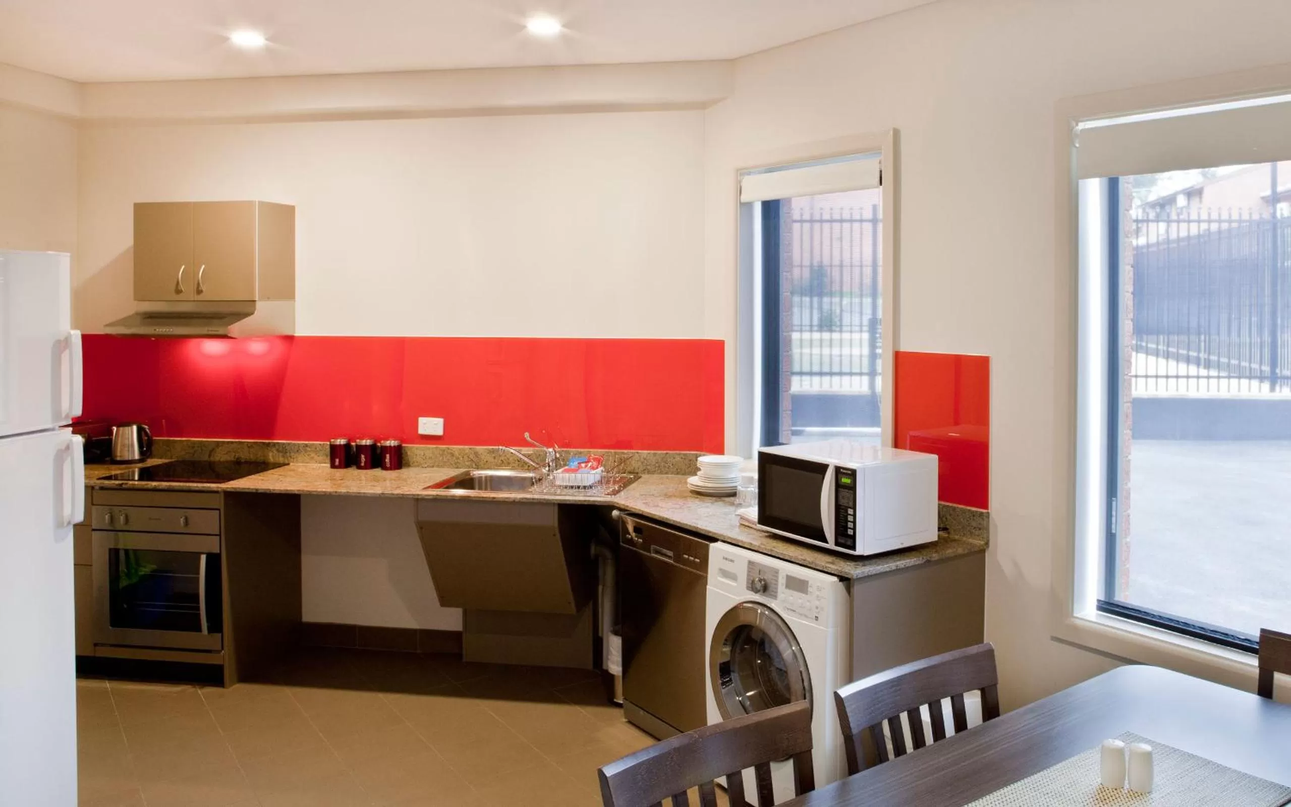 Kitchen or kitchenette in Hunts Hotel Liverpool