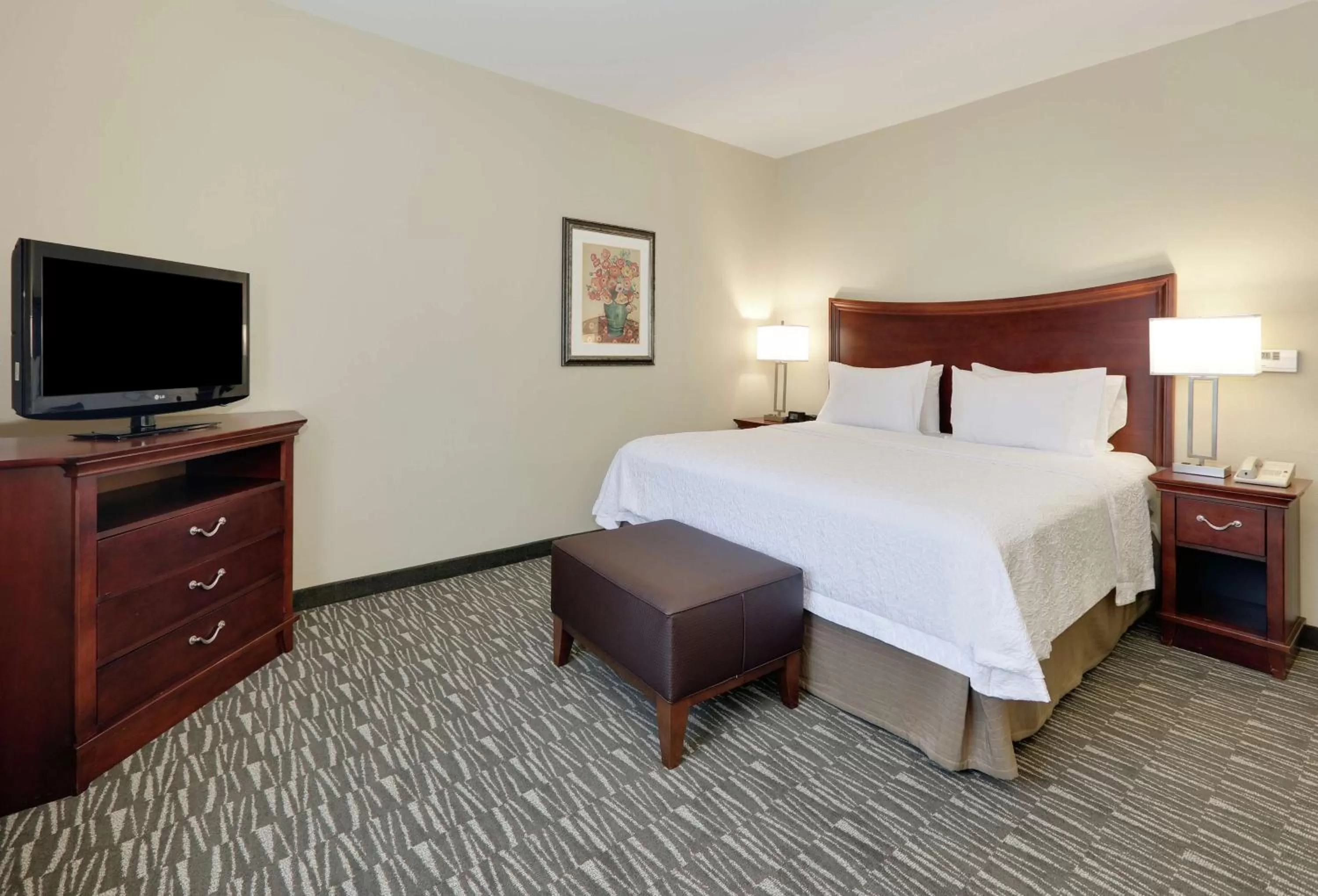 Bed in Hampton Inn & Suites Southern Pines-Pinehurst