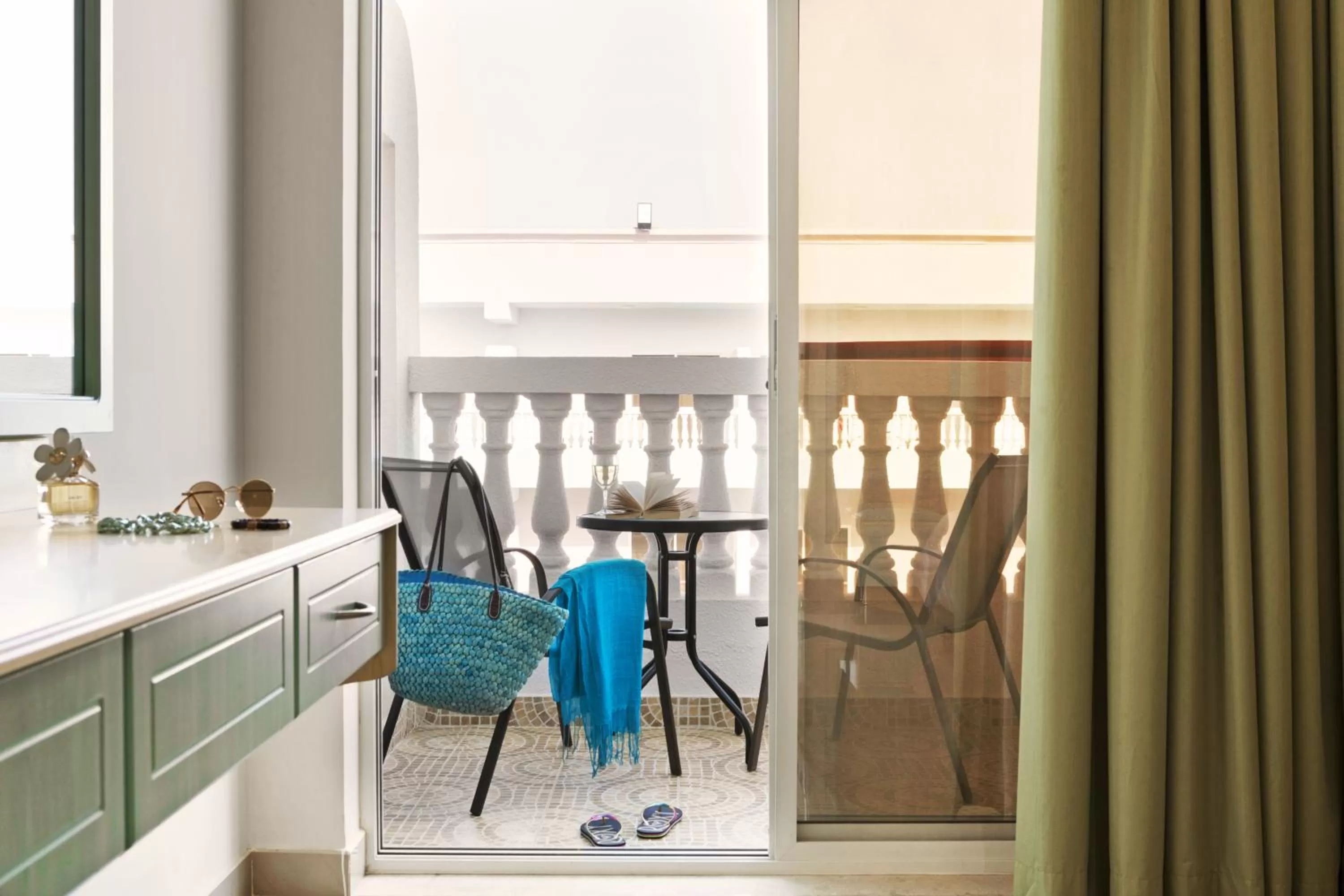 Patio in BM Beach Resort