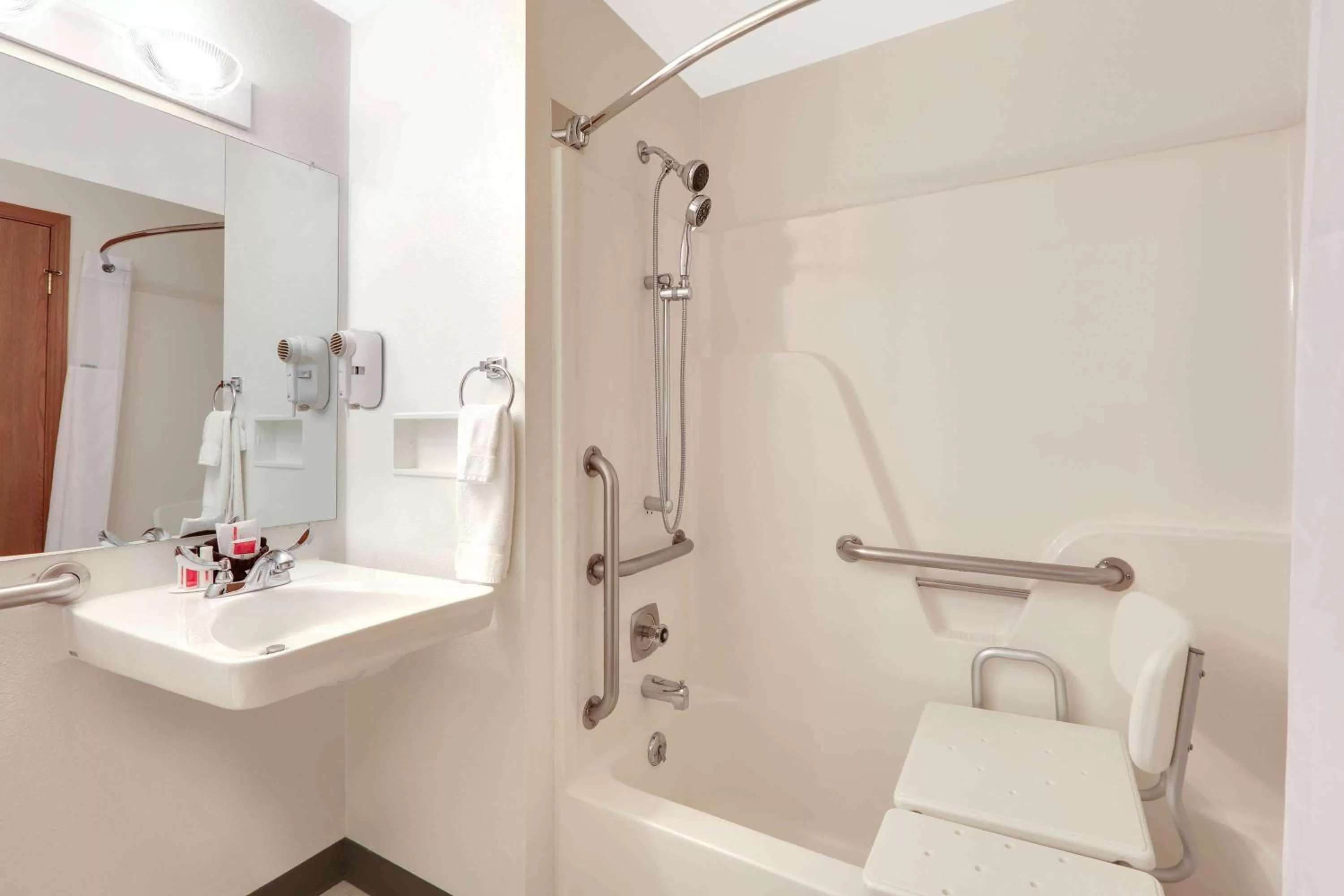 Bathroom in Super 8 by Wyndham Cody