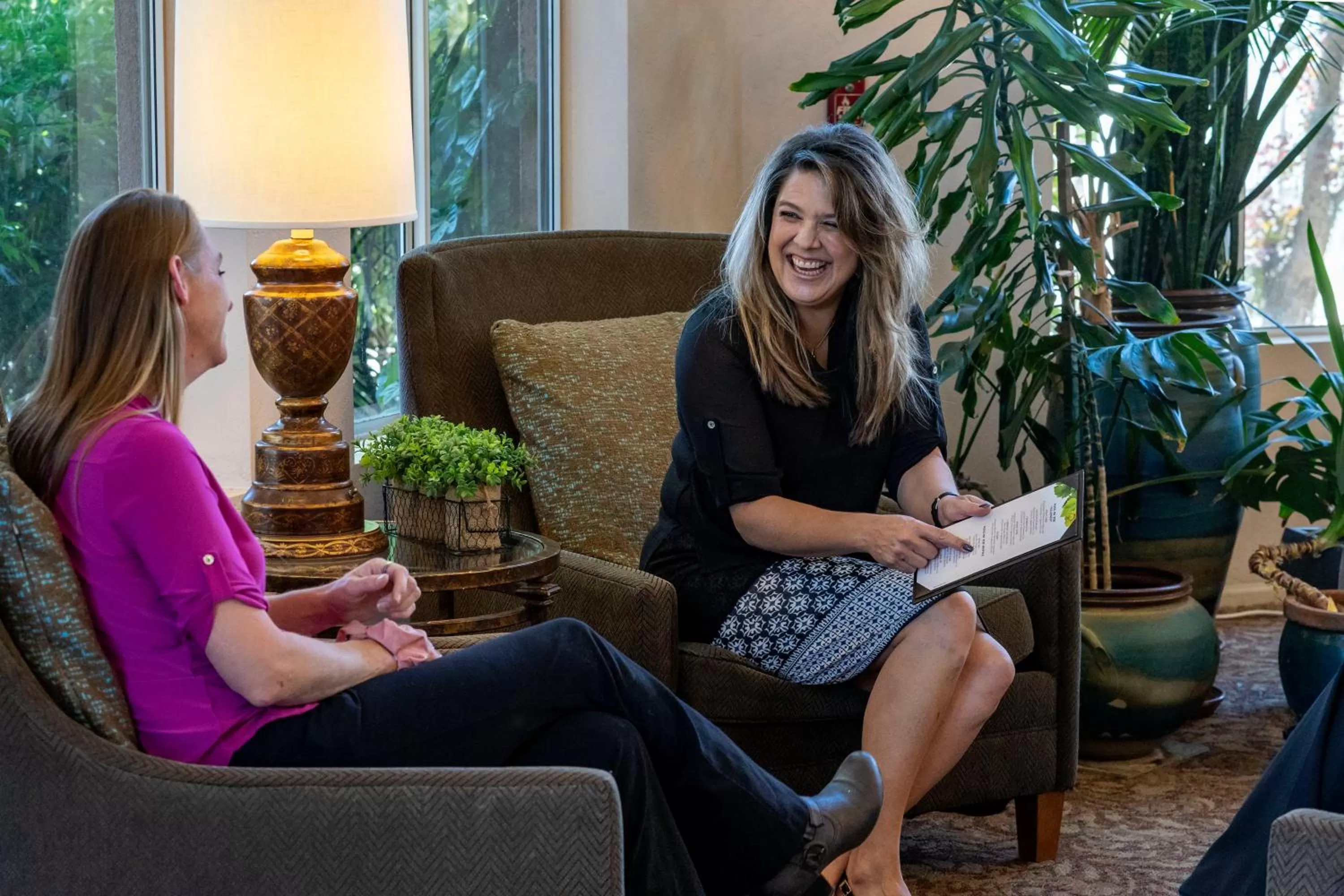 People in Forest Villas Hotel