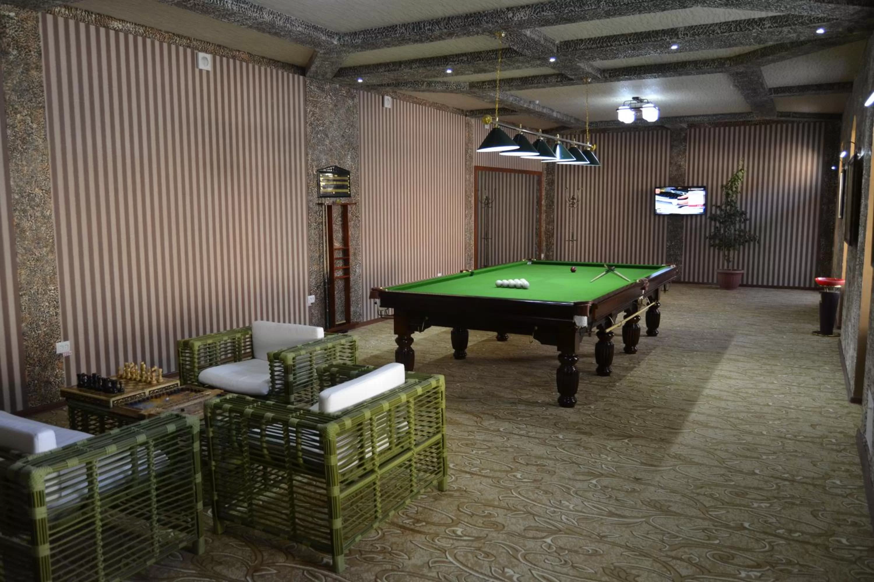 Property building, Billiards in Maximum Hotel