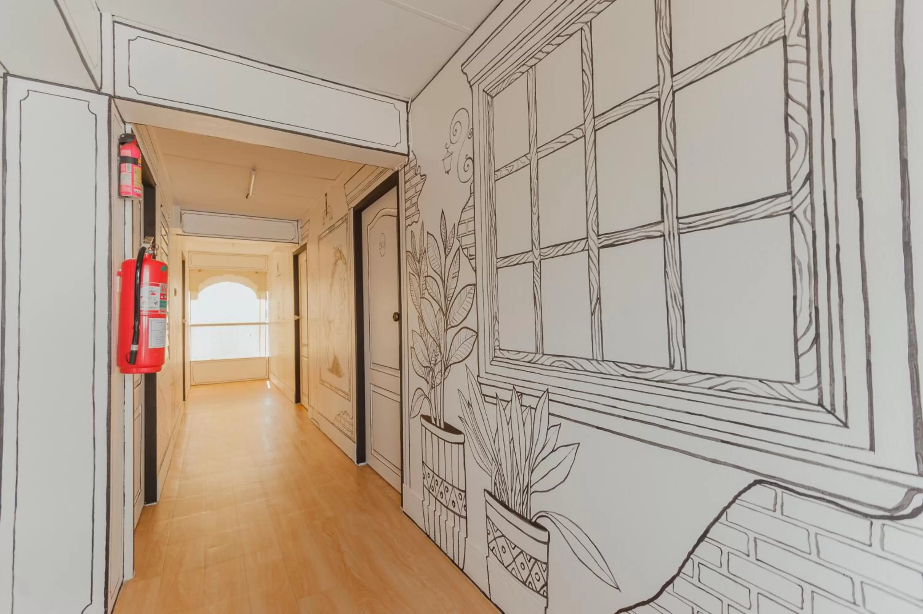 Decorative detail in RoomQuest Chiang Mai Tha Phae