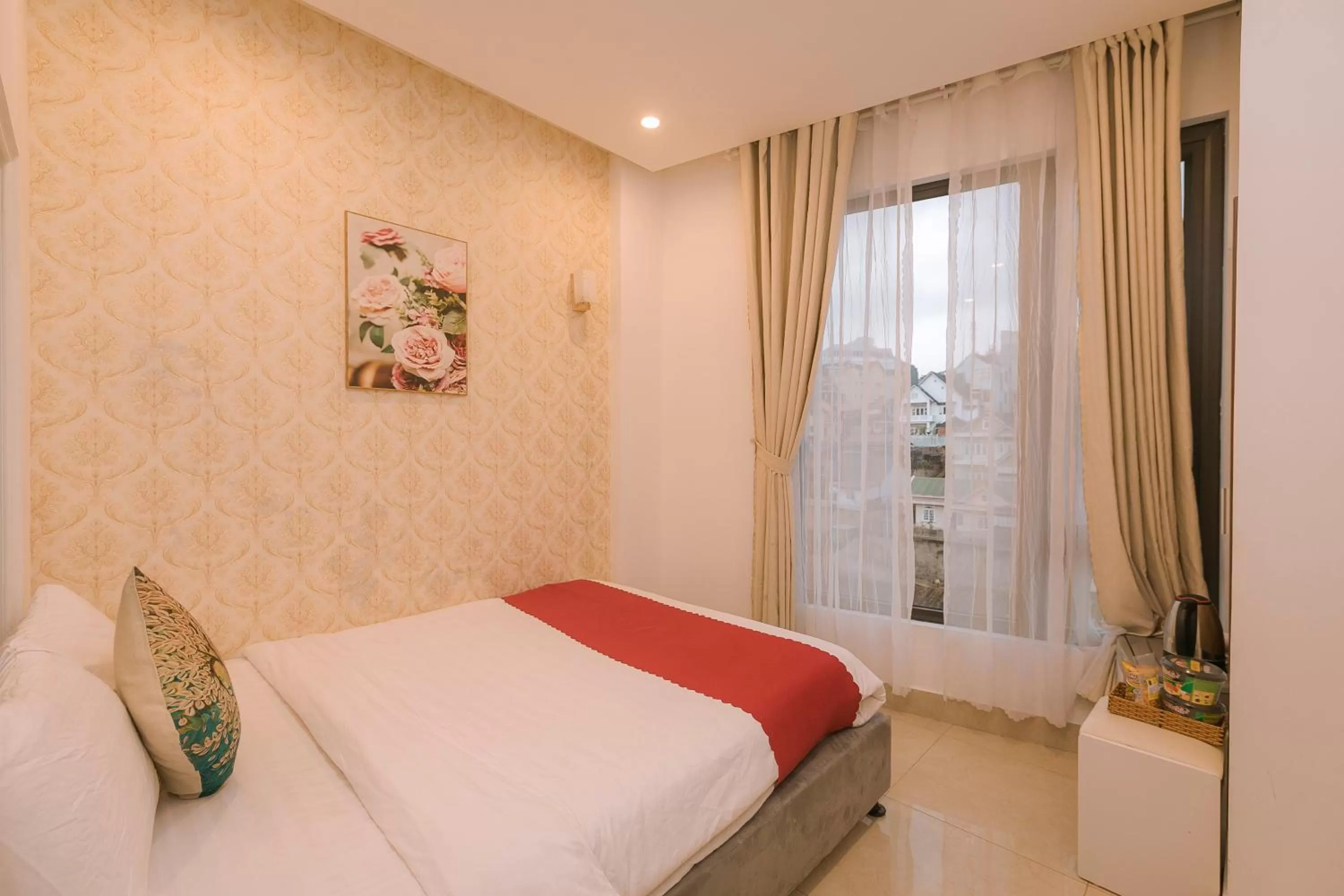 Bed in Ngàn Phố Studio & Love Hotel