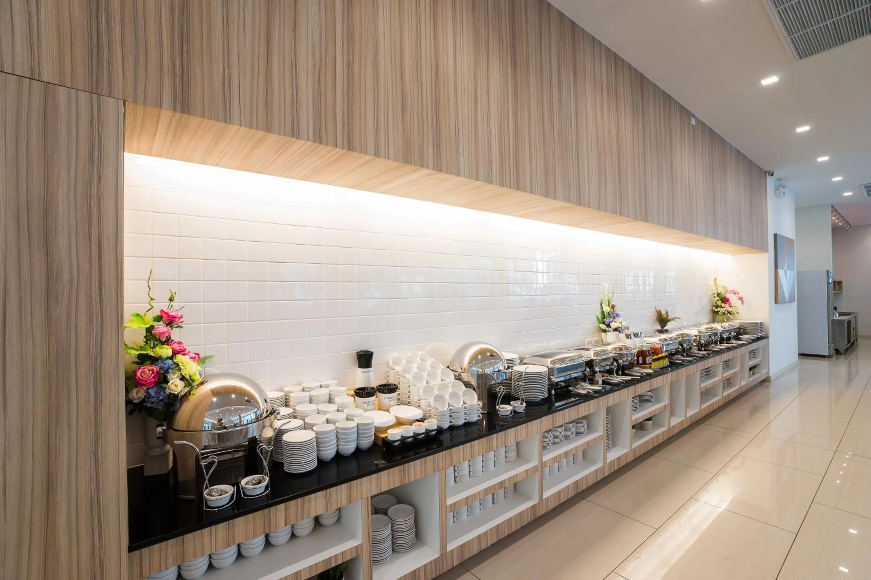 Buffet breakfast in J Inspired Hotel Pattaya