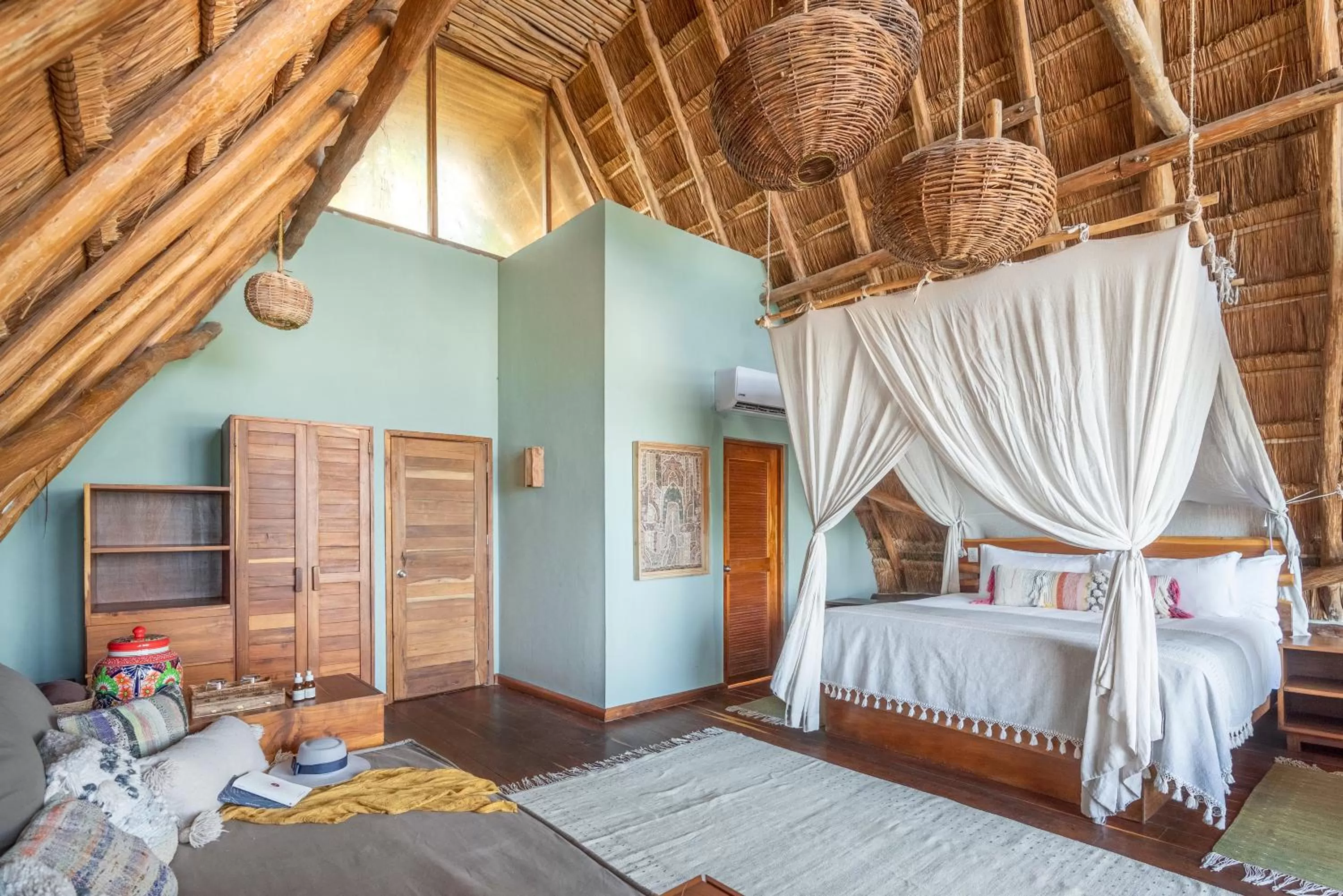 Bed in Ahau Tulum - Beachfront Hotel