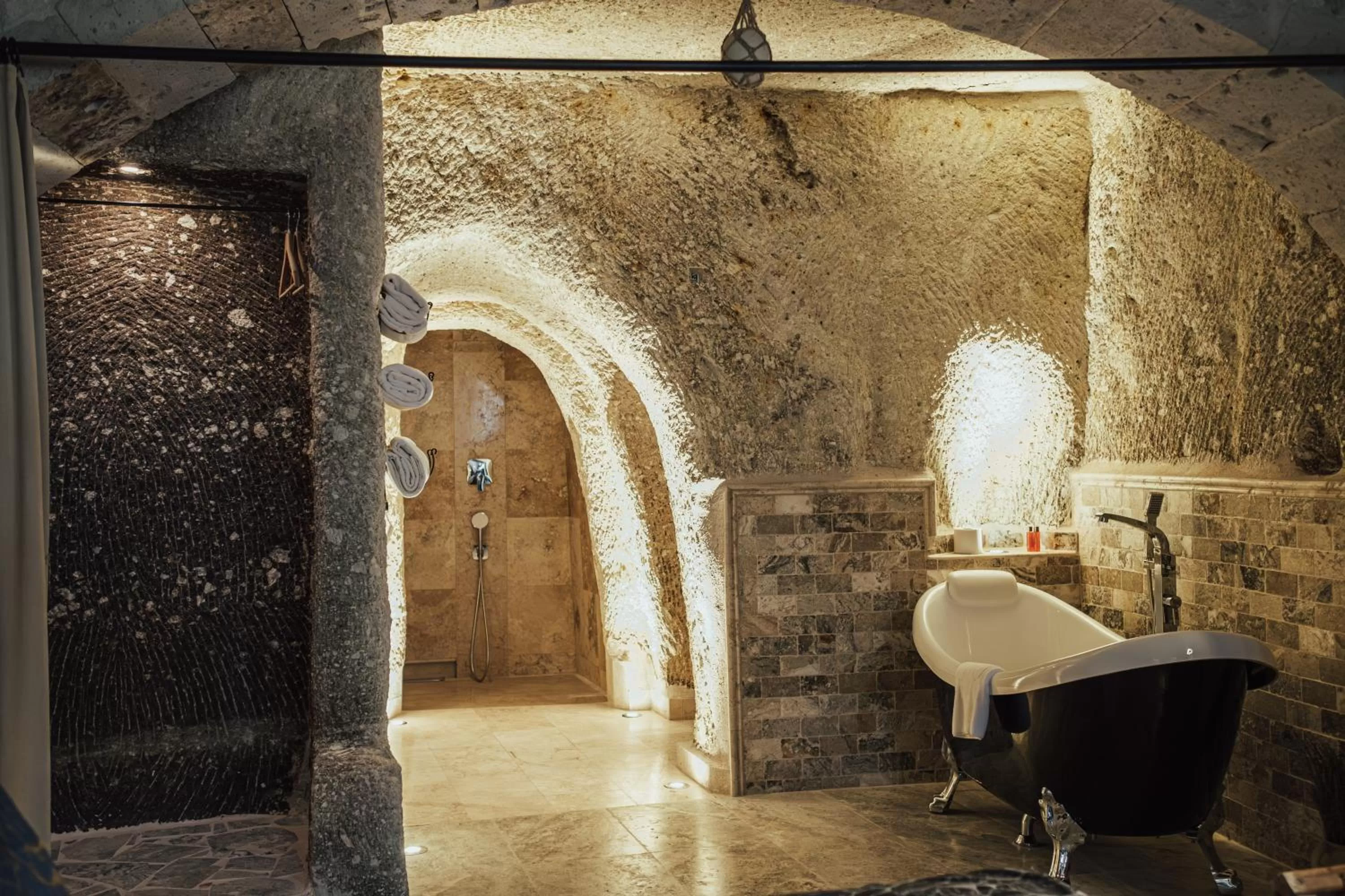 Bathroom in Şah Saray Cave Suites Halal Hotel