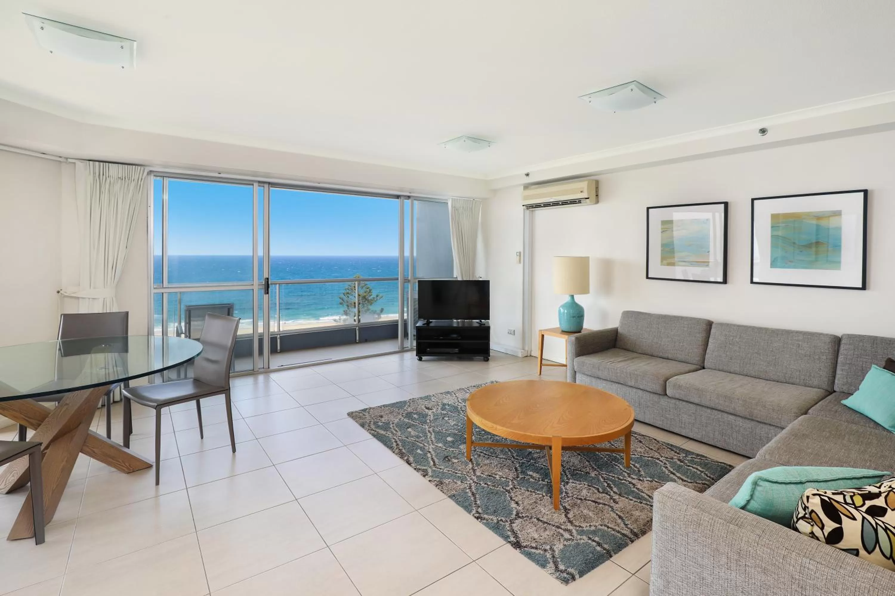 Living room in ULTIQA Points North