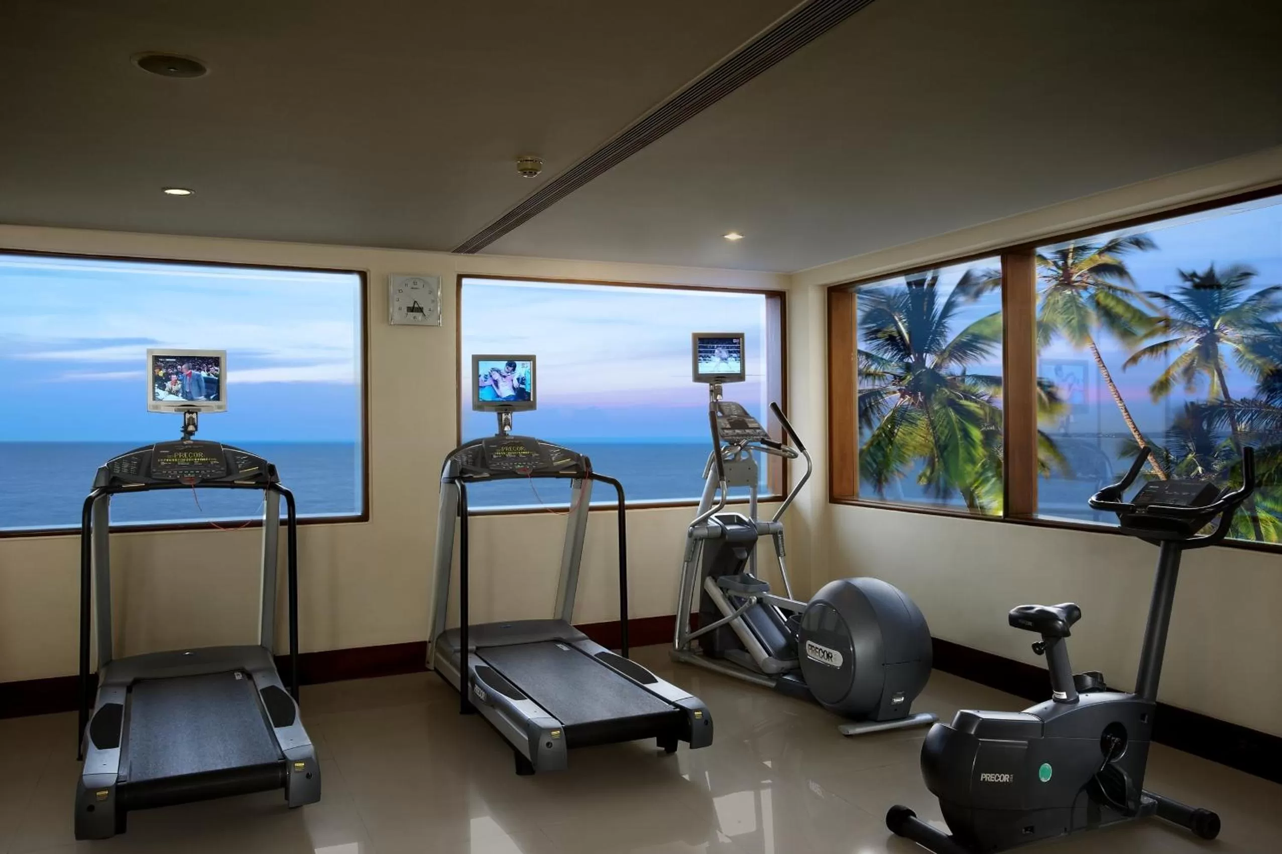 Fitness centre/facilities in The Leela Kovalam, A Raviz Hotel