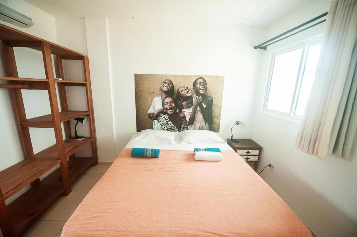 Bed in Manga Verde Beach Residence