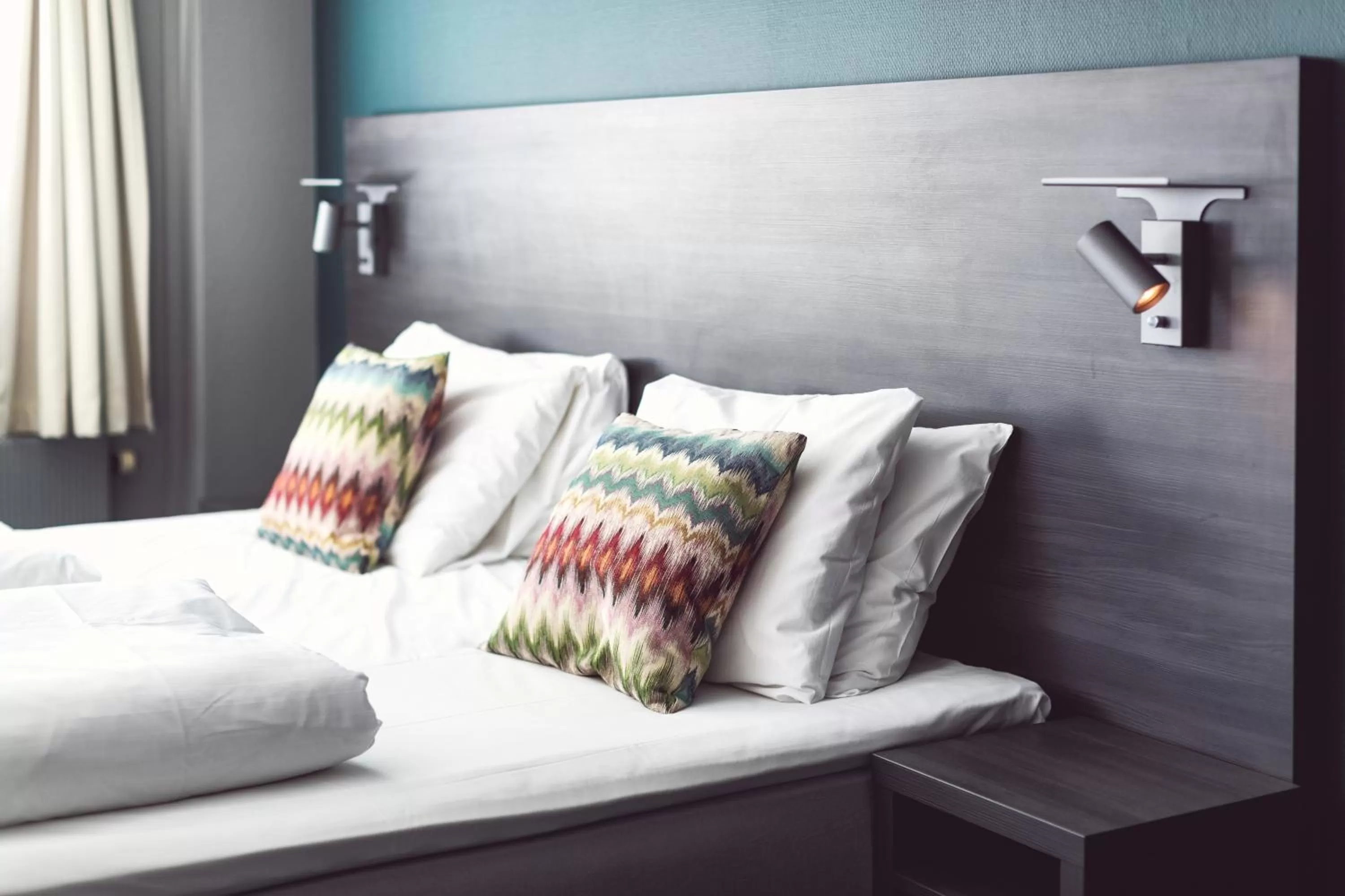 Bed in Hotel Haugesund