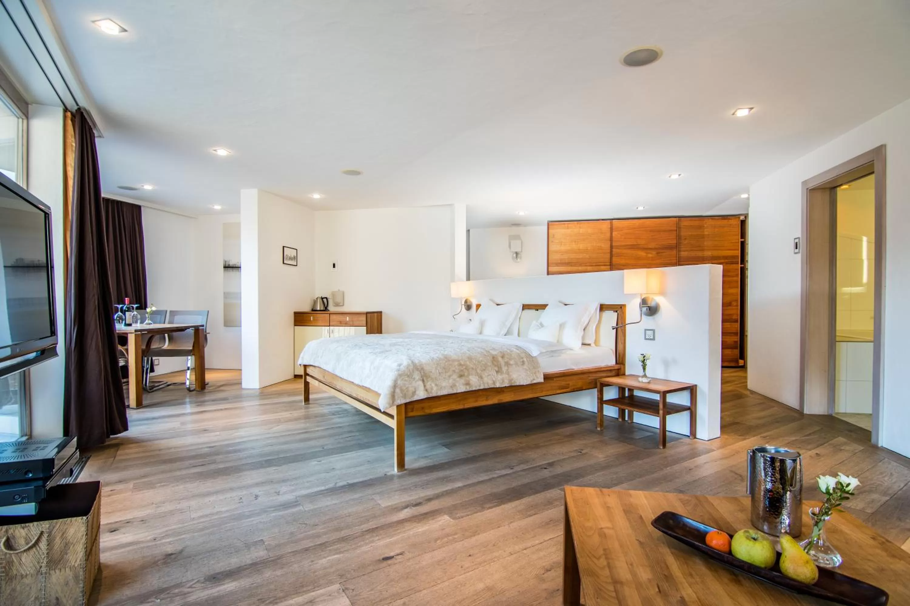 Bed in Waldhotel Fletschhorn Saas-Fee