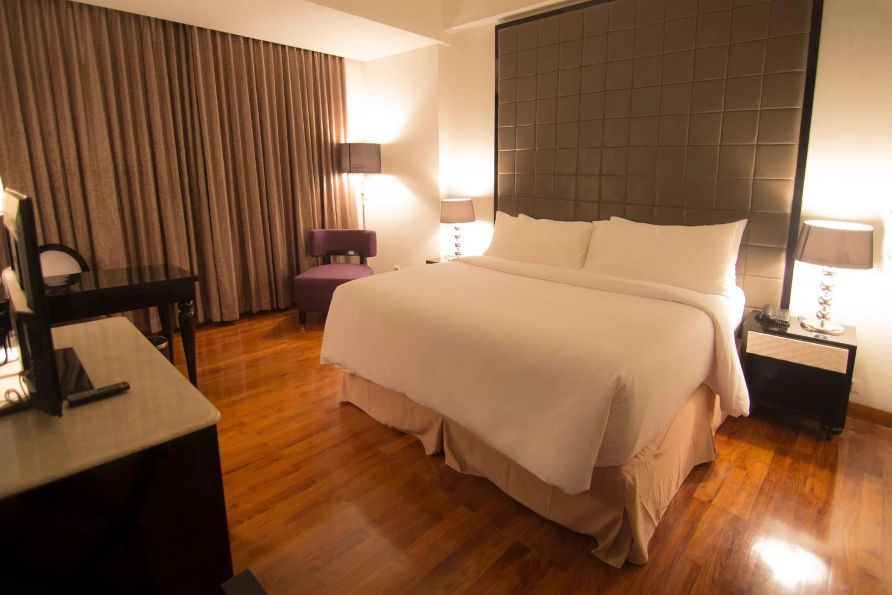 Bed in Hotel Diradja