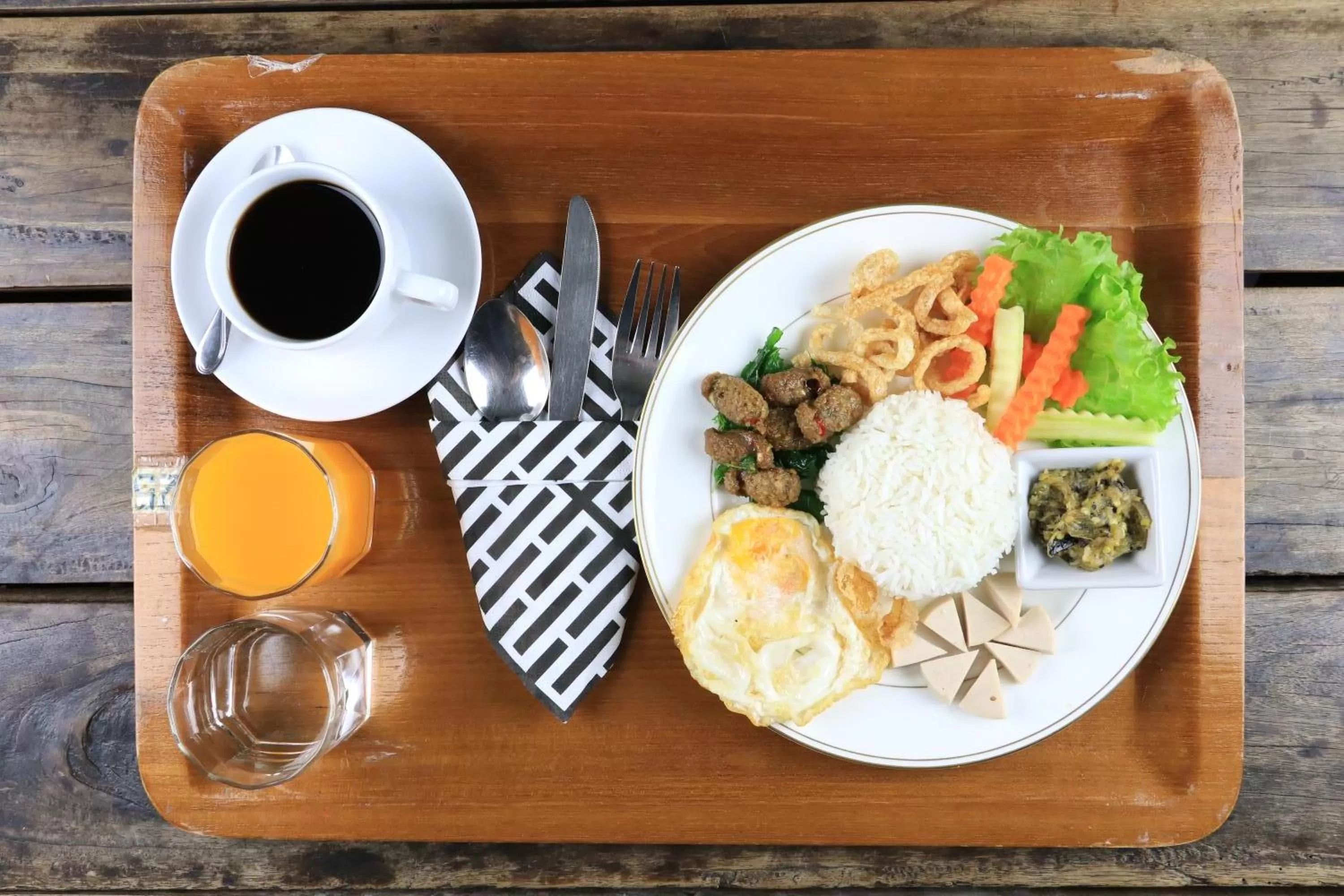 Breakfast in Baiyoke Ciao Hotel