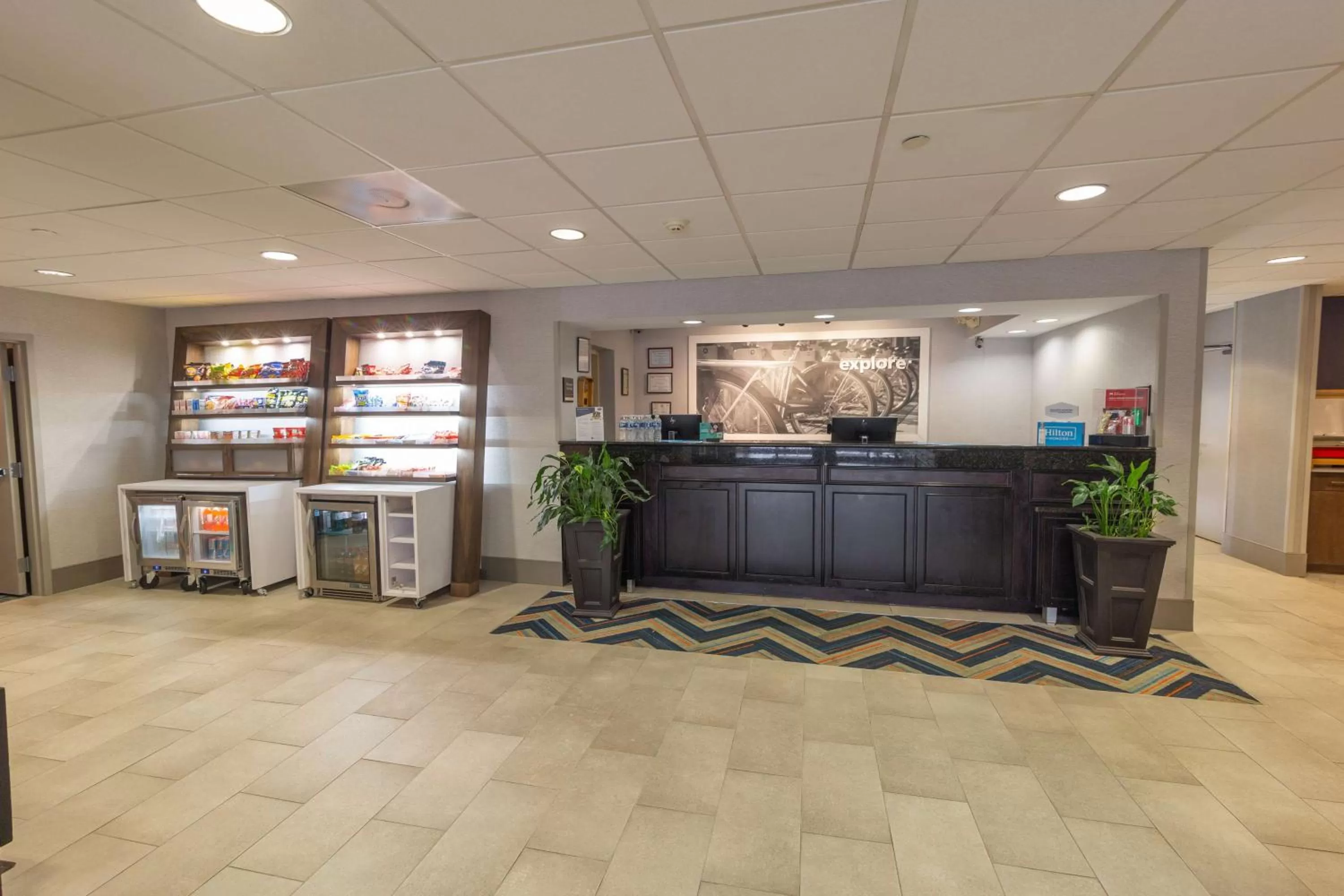 Lobby or reception in Hampton Inn Atlanta/Peachtree City