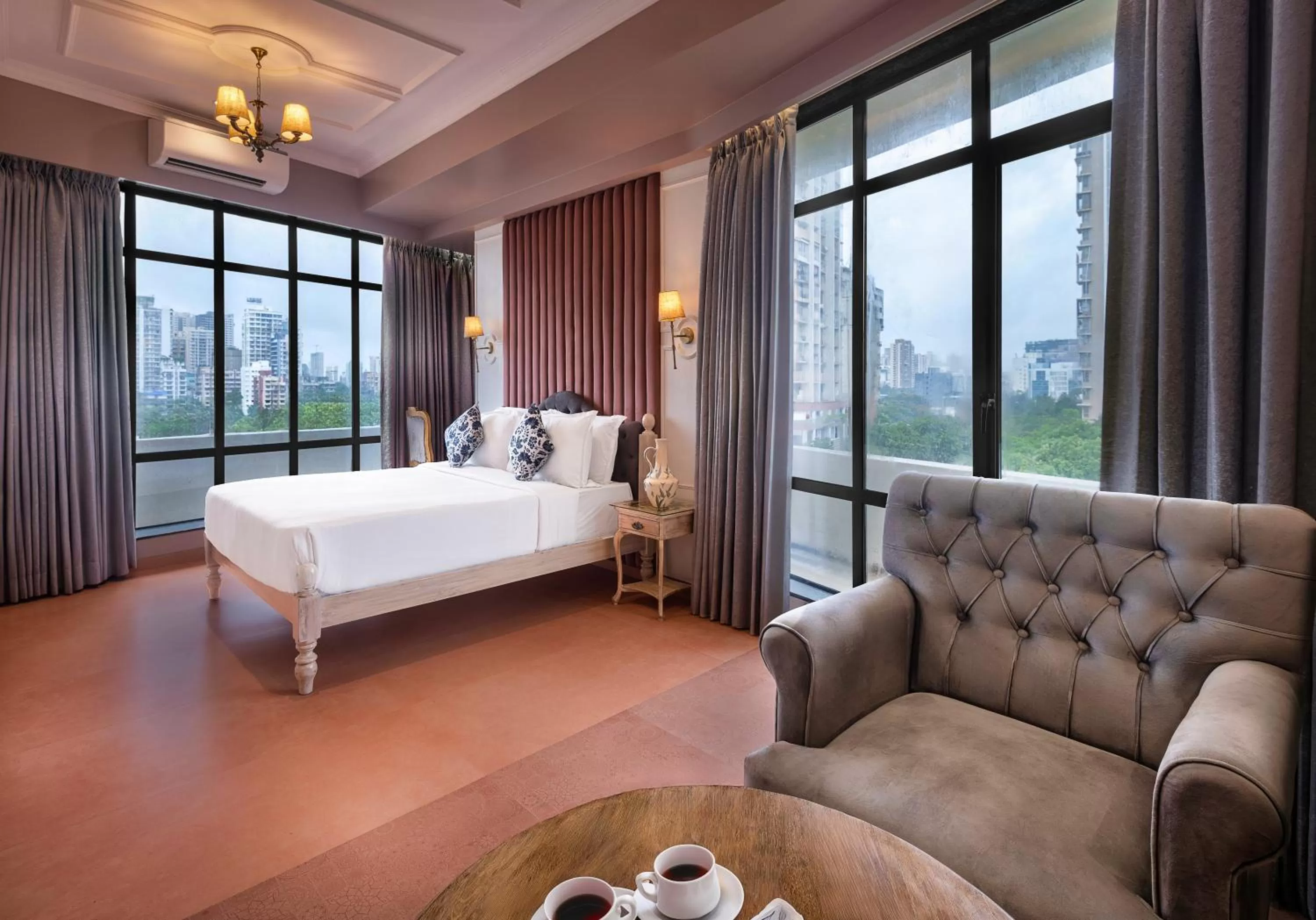 Bedroom, View in Arnna Hotel- Goregaon East