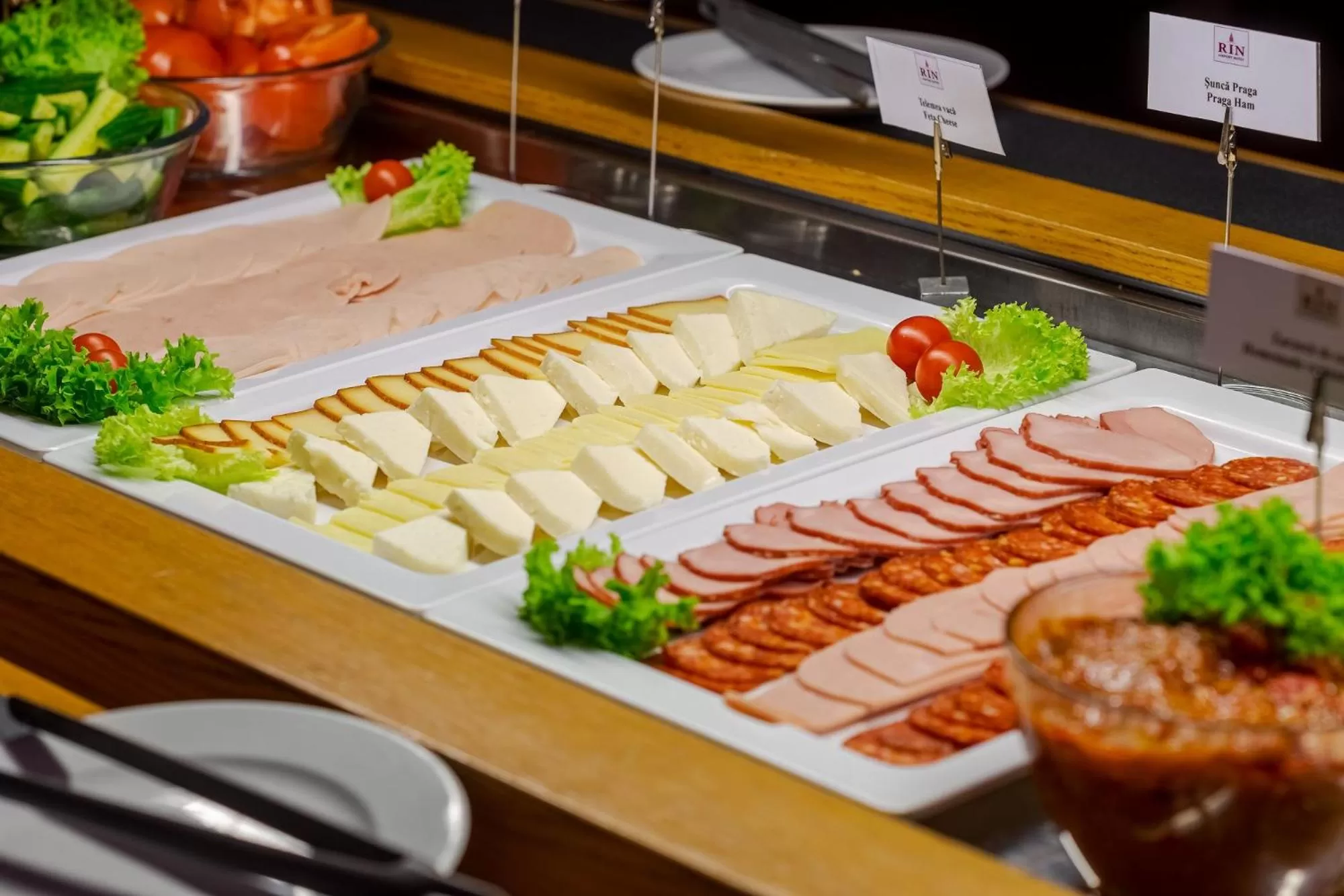 Buffet breakfast in RIN Airport Hotel