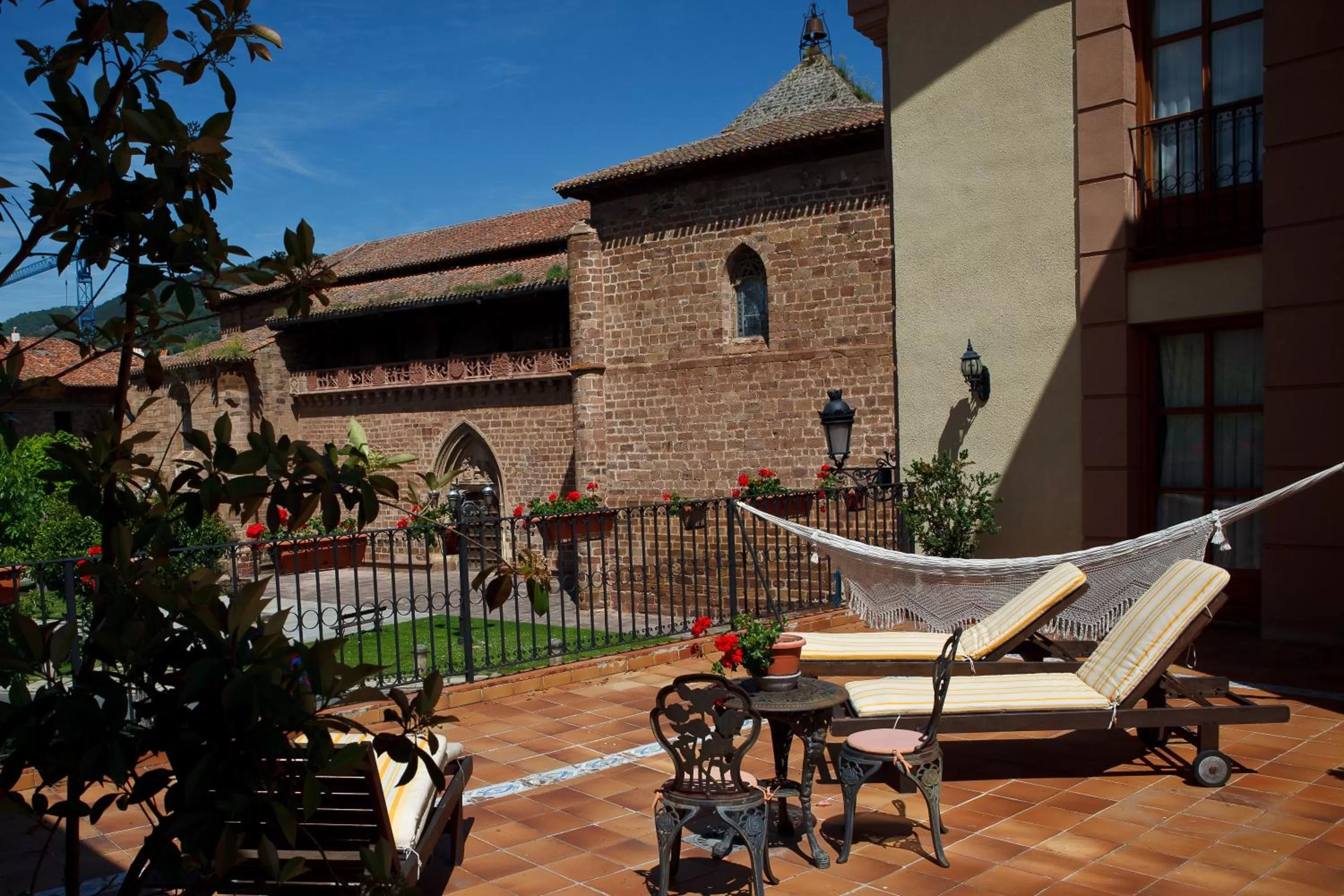 Balcony/Terrace in Palacio Azcárate Hotel