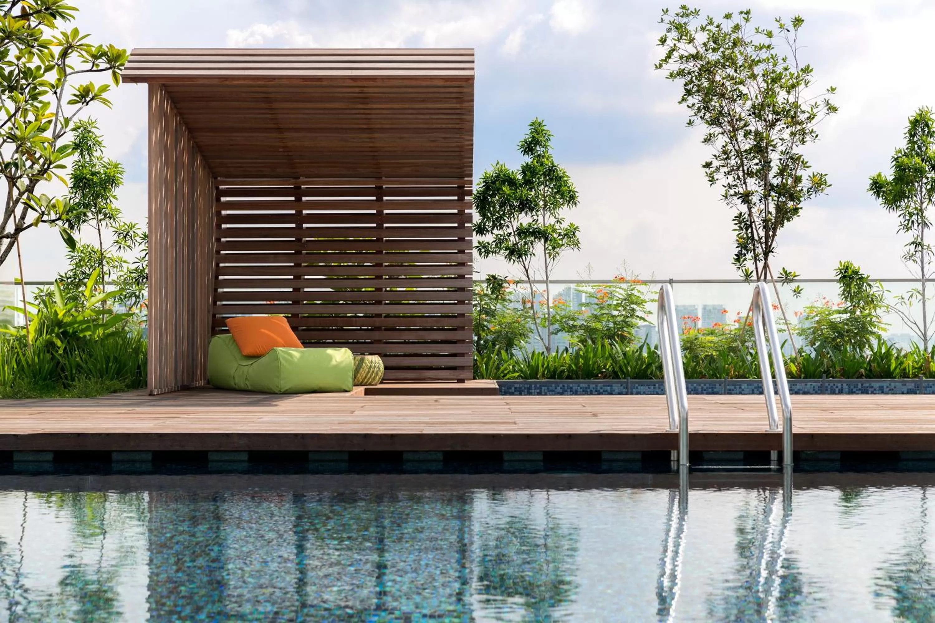 Swimming pool in JEN Singapore Orchardgateway by Shangri-La