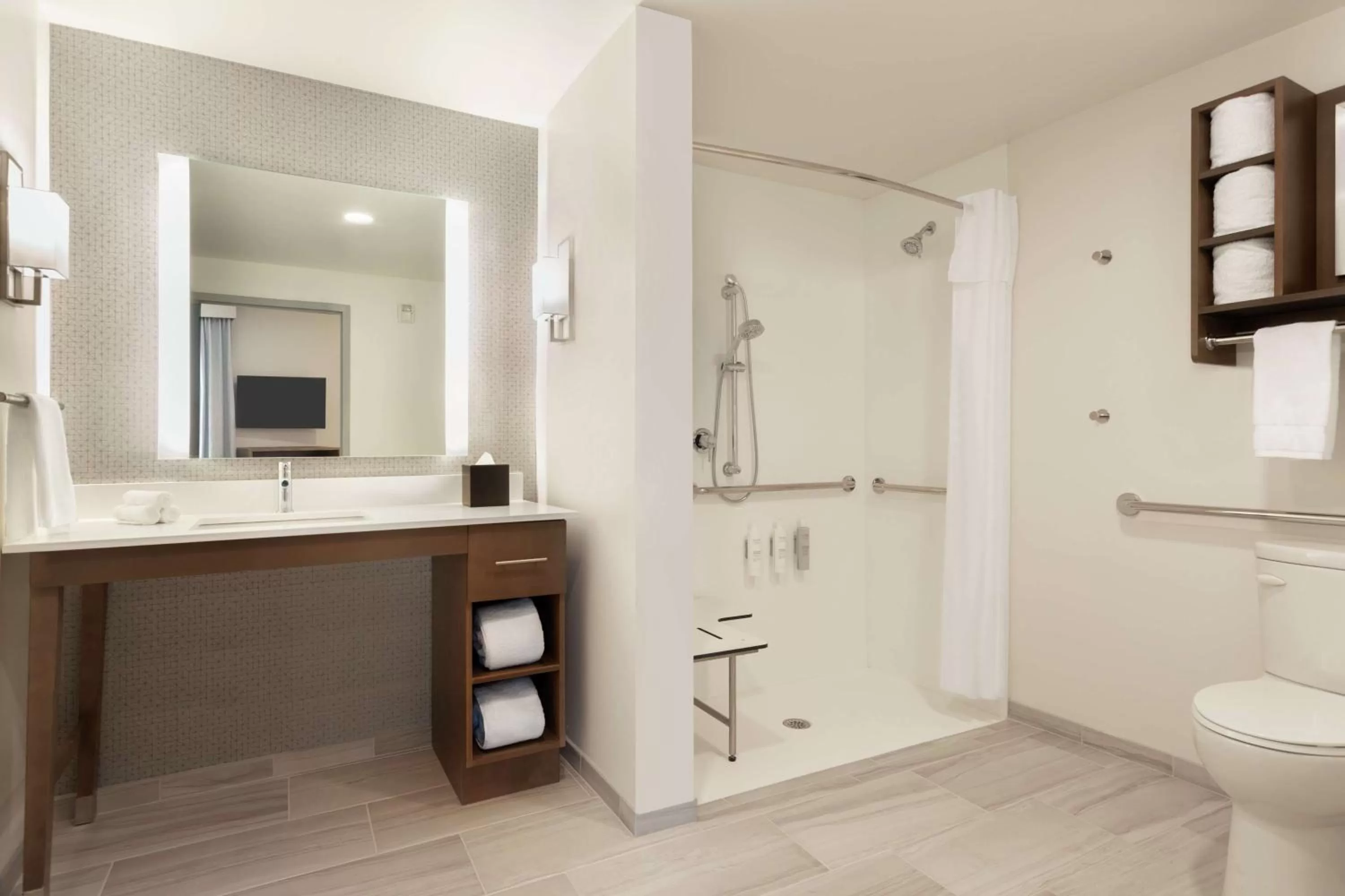 Bathroom in Homewood Suites By Hilton Mcdonough