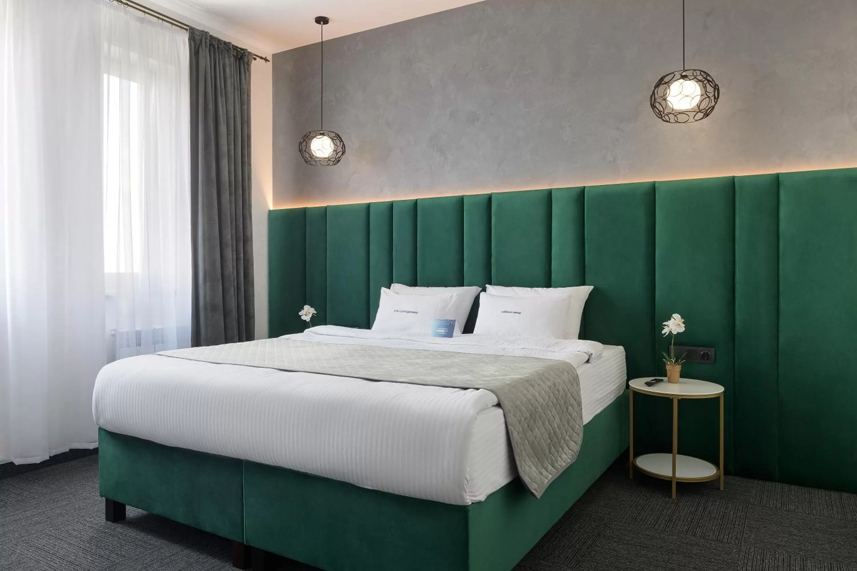 Bed in Ribas Rooms Bila Tserkva