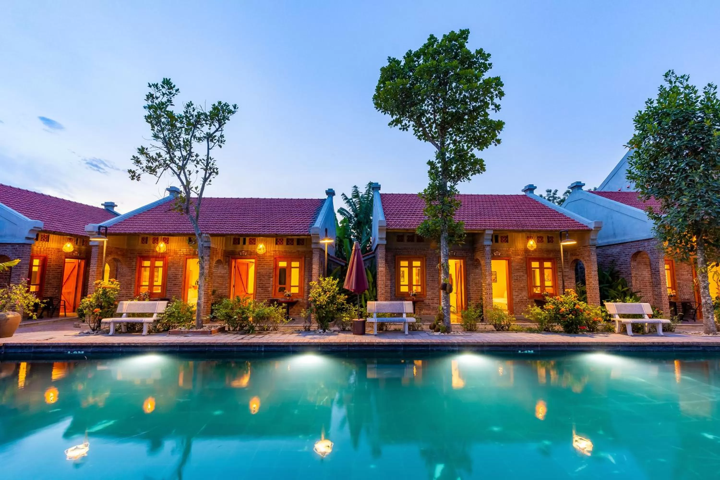 Property building in Tam Coc Banana Bungalow