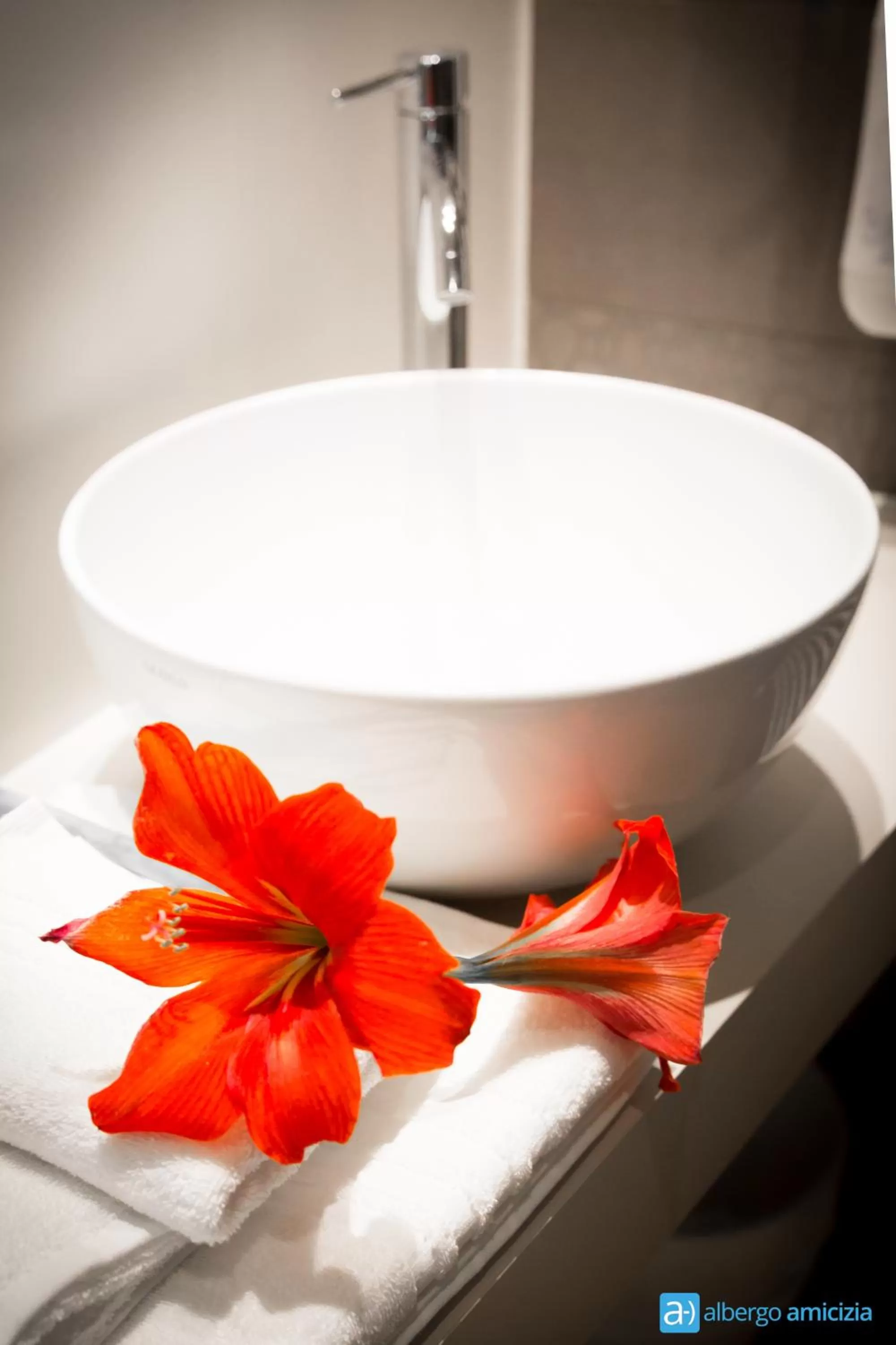 Bathroom in Hotel Amicizia