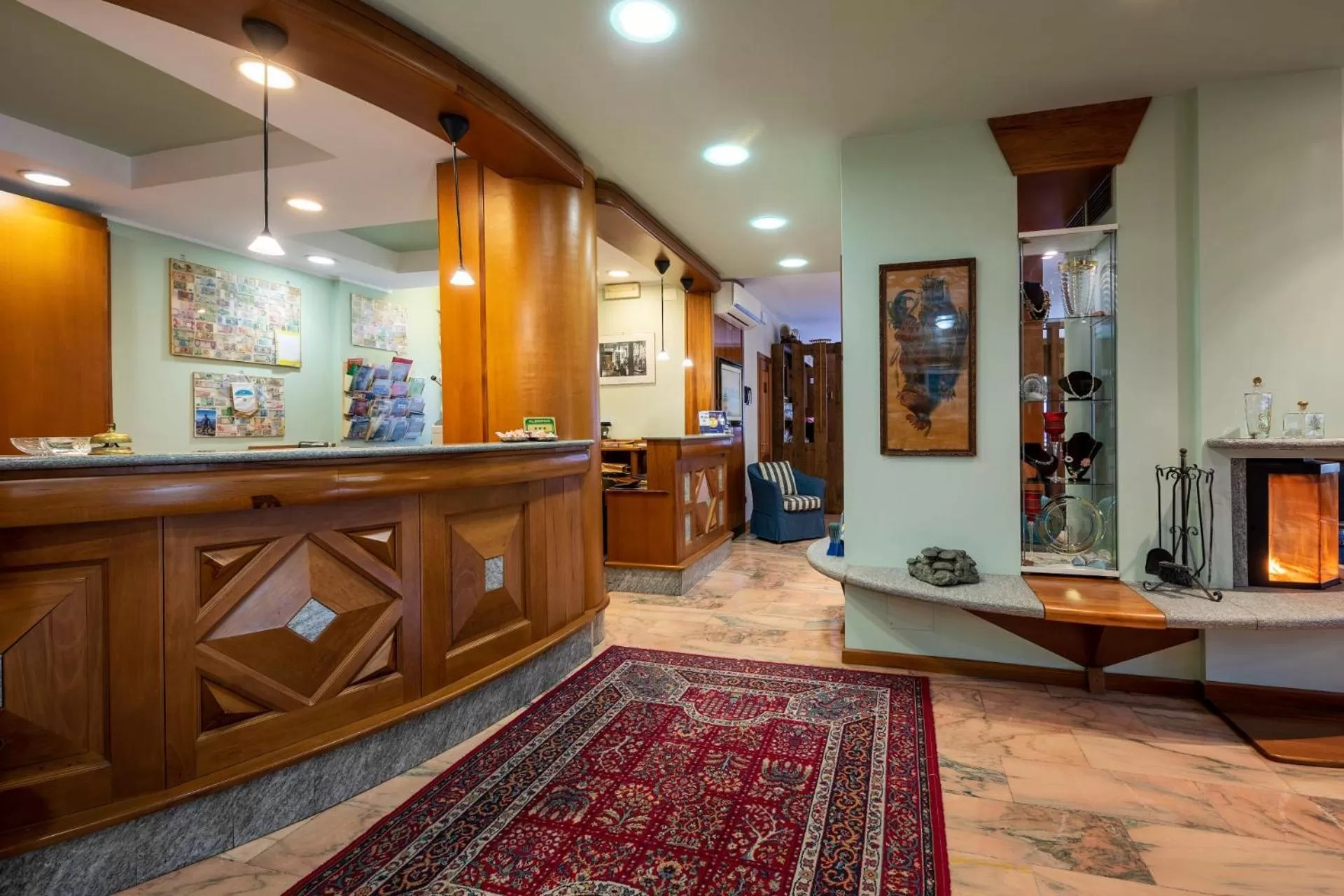 Lobby or reception in Hotel Elena