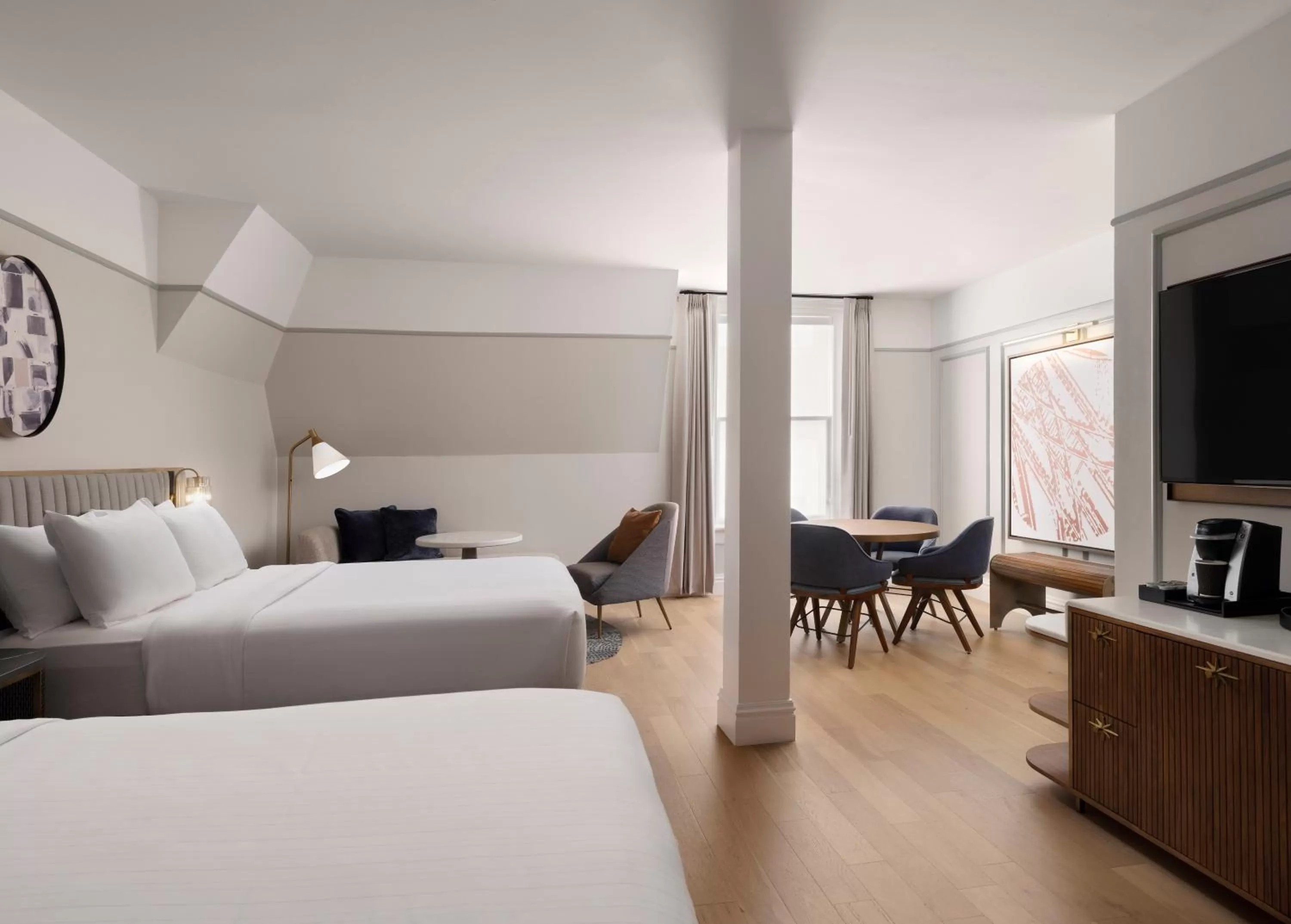 Bedroom, Bed in The Union Station Nashville Yards, Autograph Collection