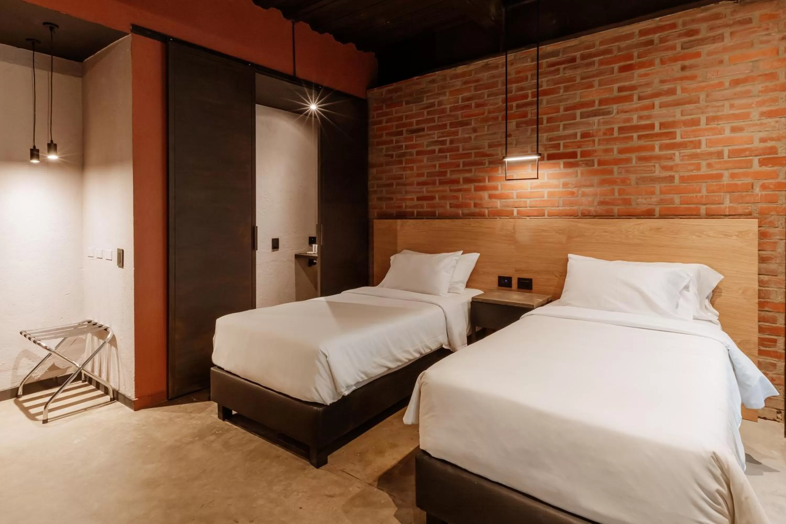 Bed in The Art Hotel Medellin