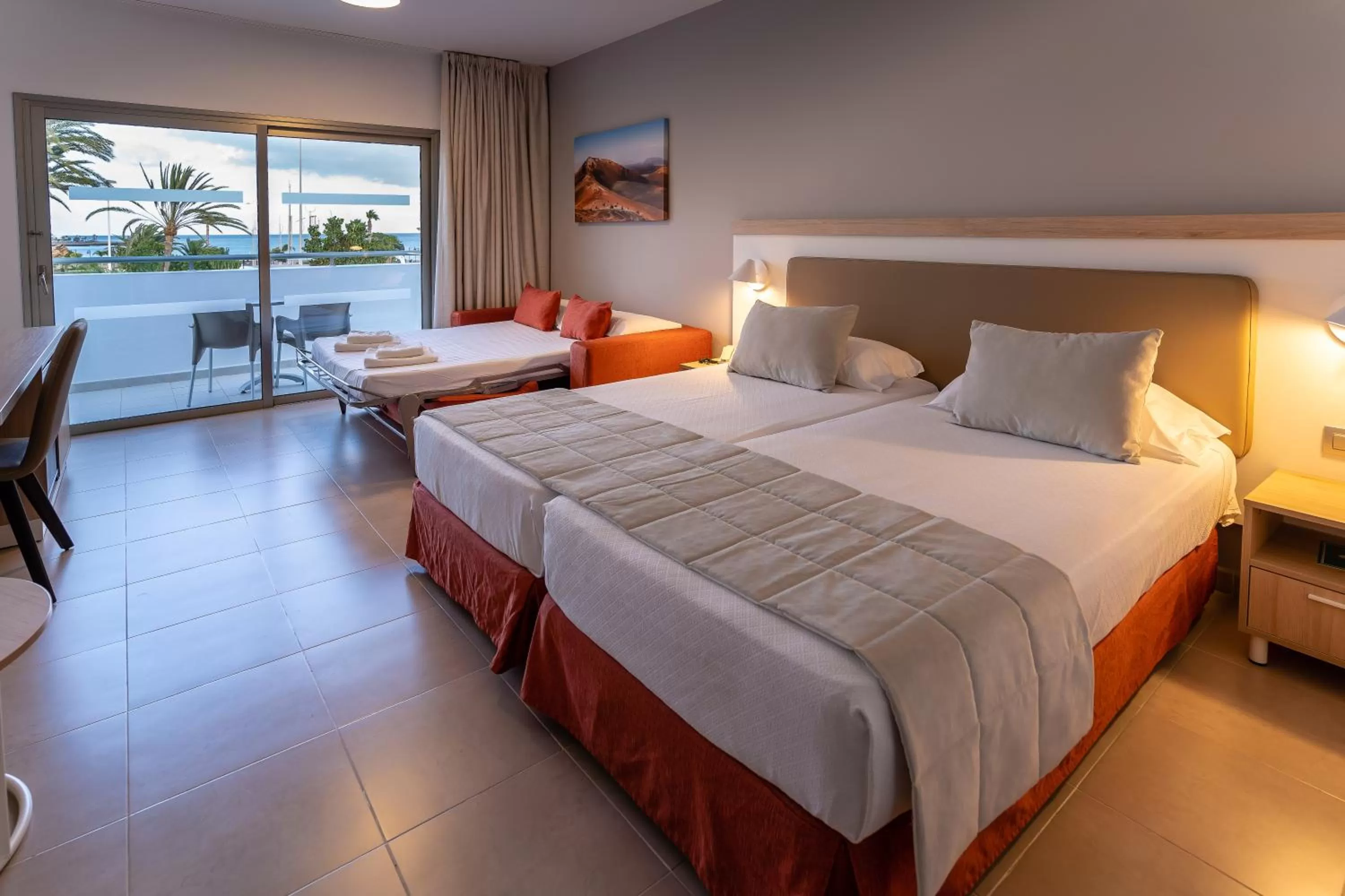 Bed in Hotel Lanzarote Village