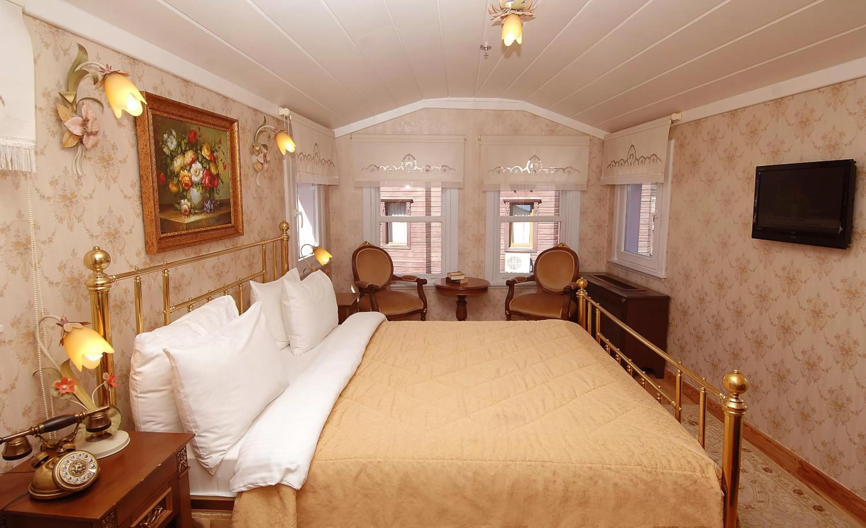 Bed in Darussaade Hotel Old City - Sultanahmet