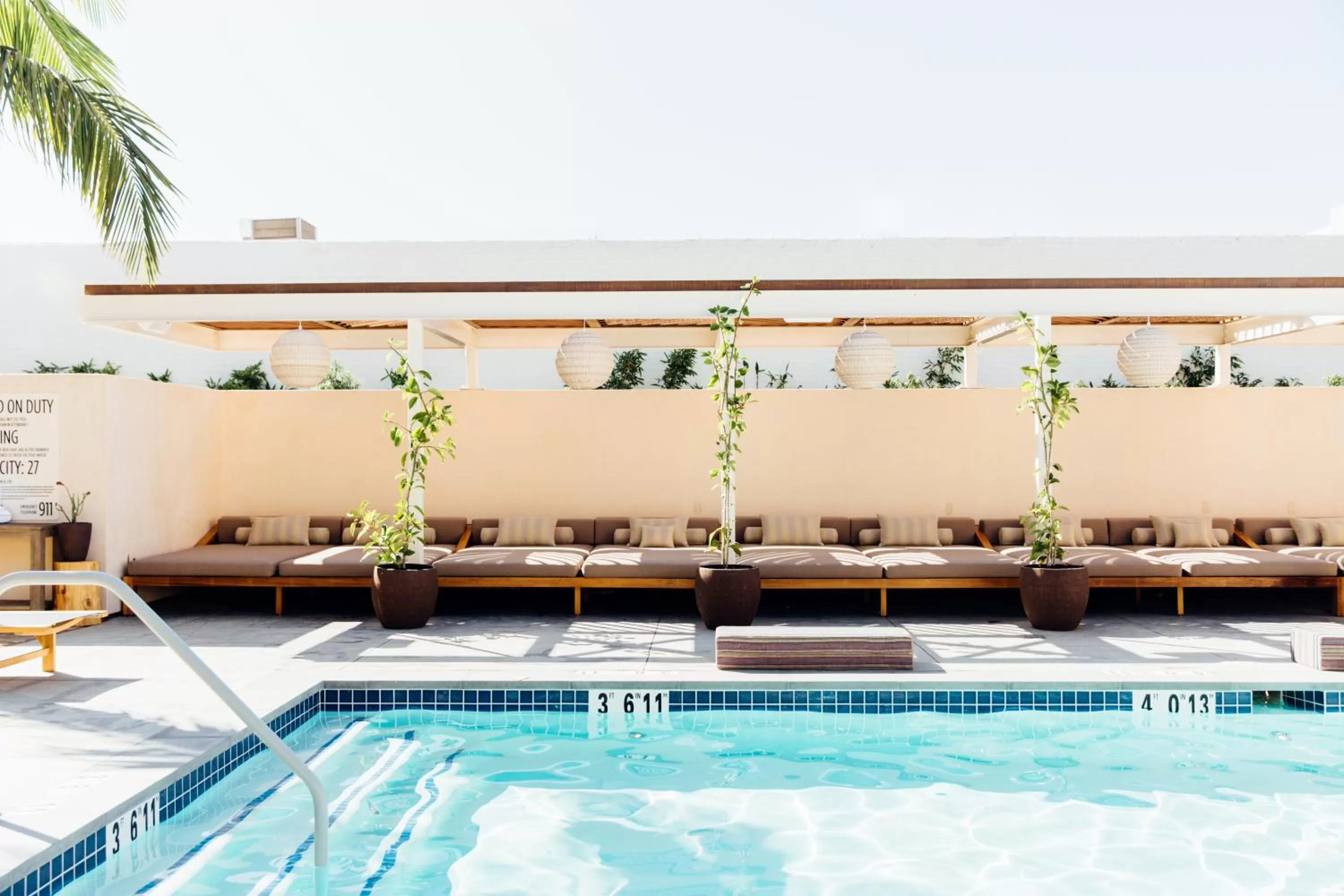 Swimming pool in Hotel June West LA, a Member of Design Hotels